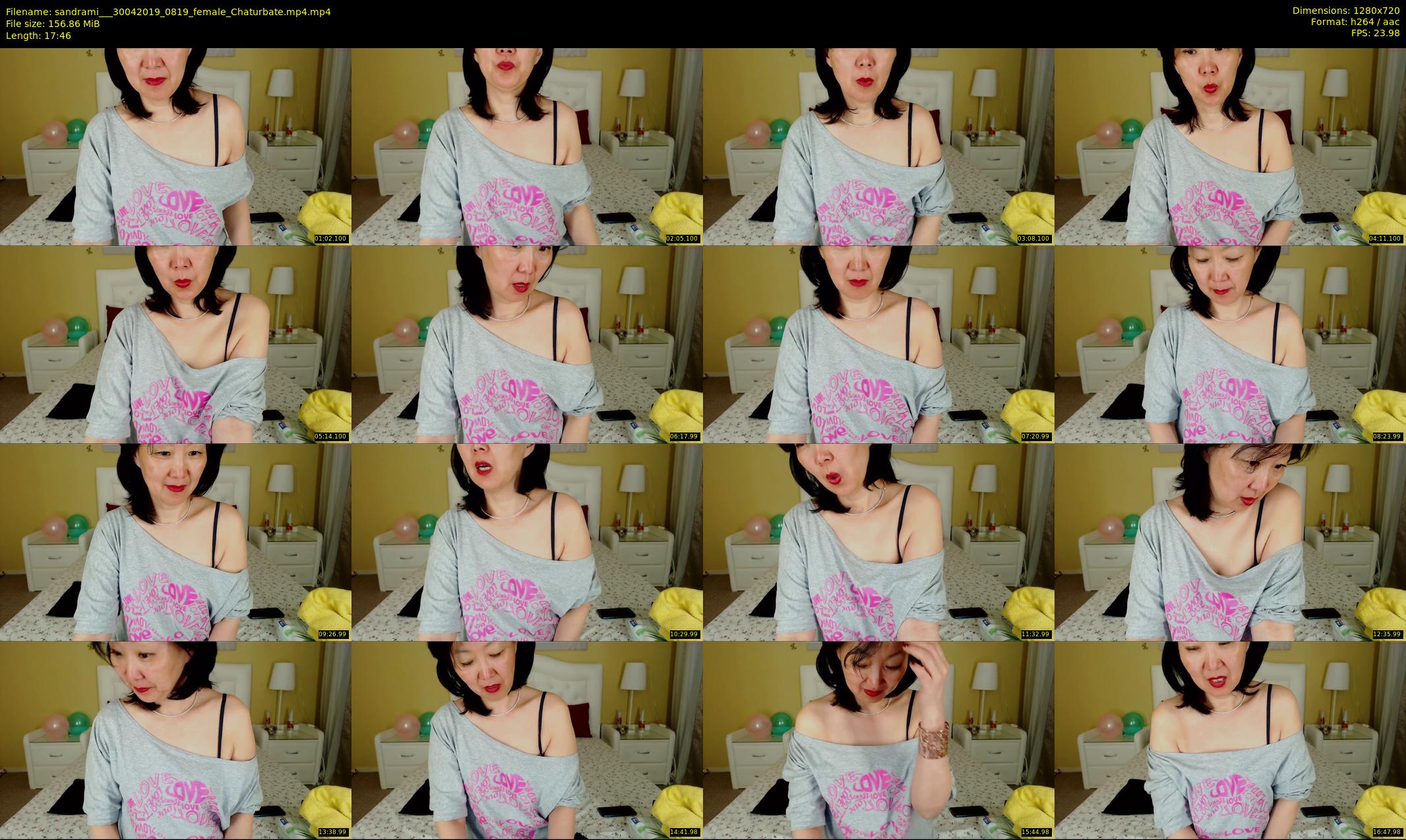 sandrami__ — 18 minute Chaturbate female cam show recording, 720p, Apr 30, 2019