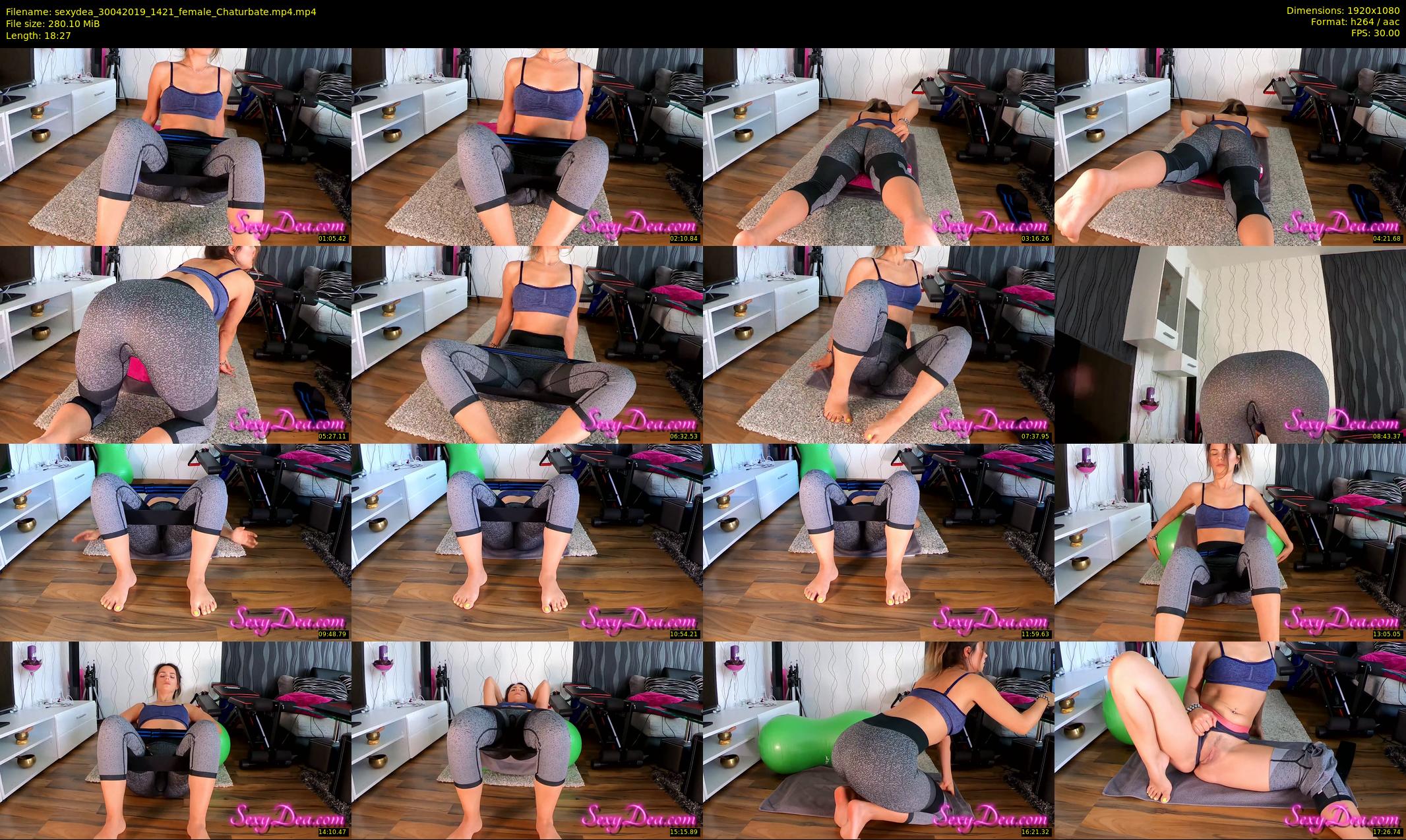sexydea — 19 minute Chaturbate female cam show recording, 1080p, Apr 30, 2019