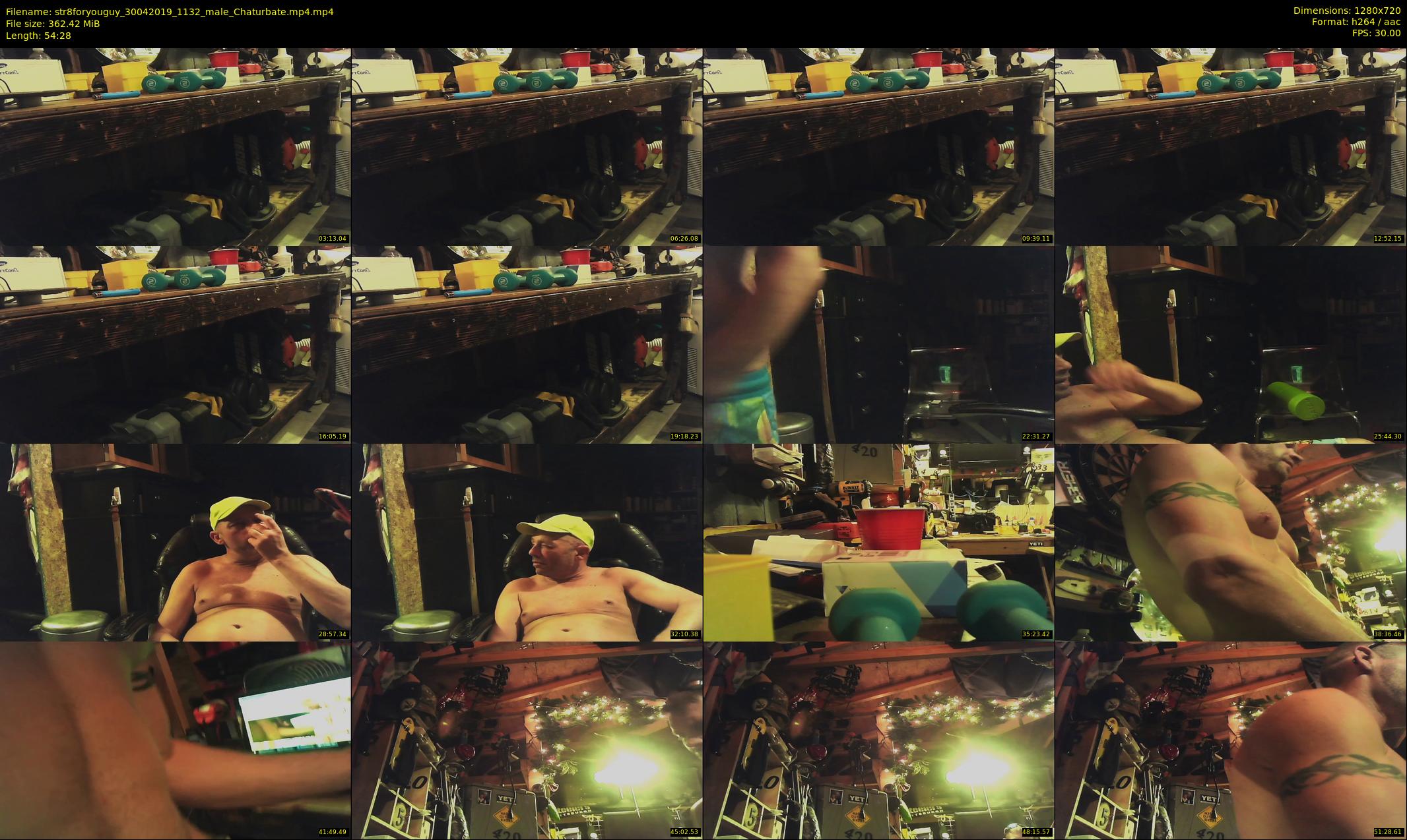str8foryouguy — 55 minute Chaturbate male cam show recording, 720p, Apr 30, 2019