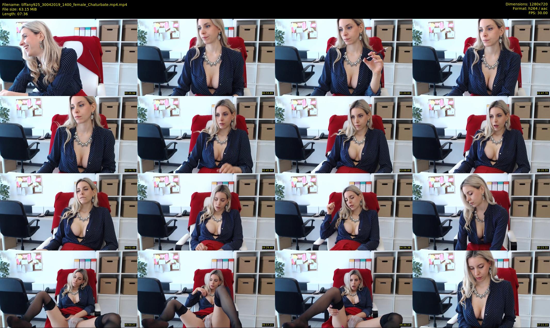 tiffany925 — 8 minute Chaturbate female cam show recording, 720p, Apr 30, 2019