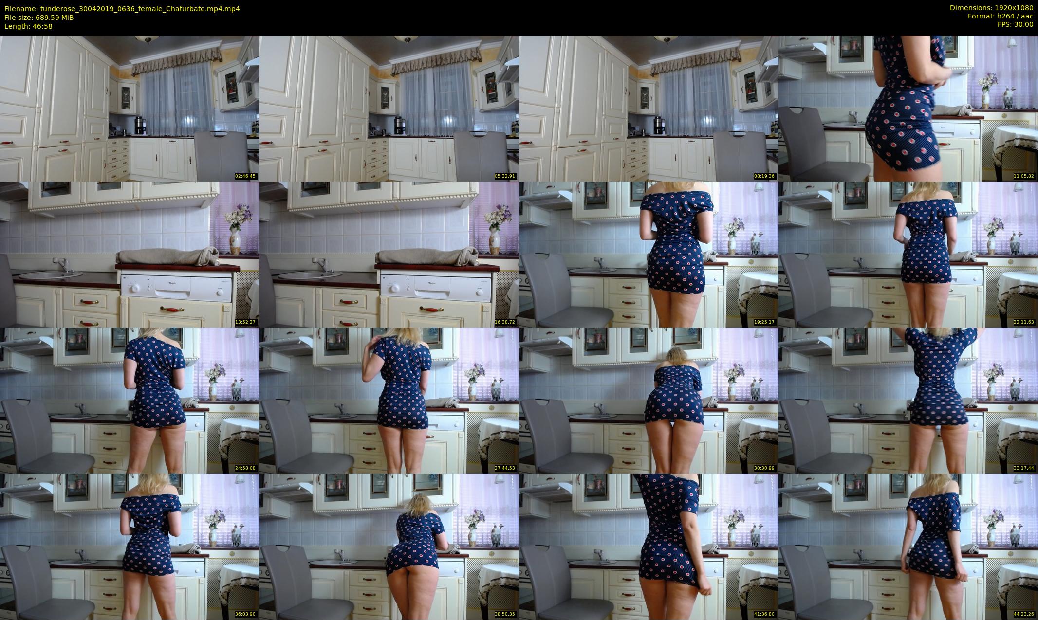 tunderose — 47 minute Chaturbate female cam show recording, 1080p, Apr 30, 2019