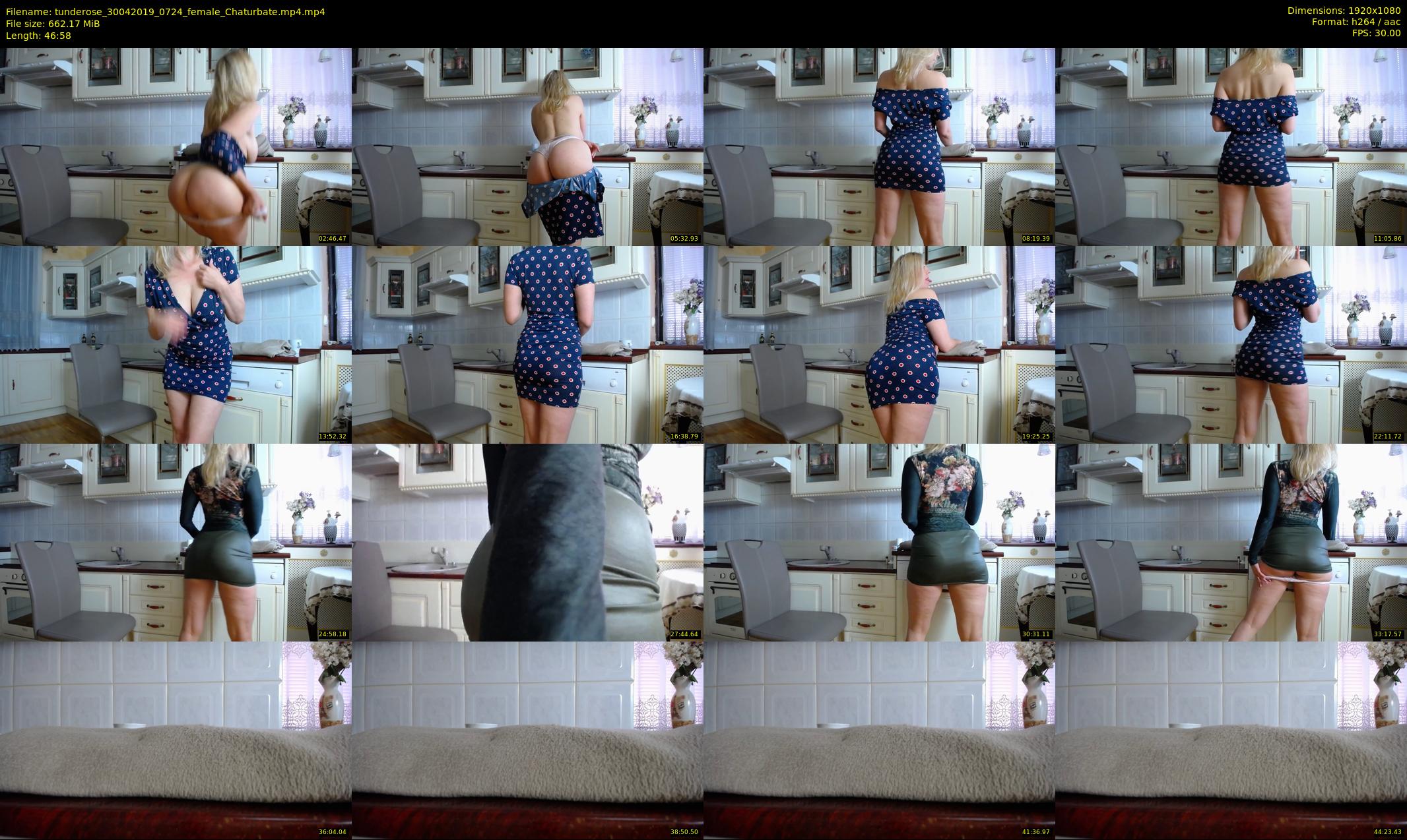 tunderose — 47 minute Chaturbate female cam show recording, 1080p, Apr 30, 2019