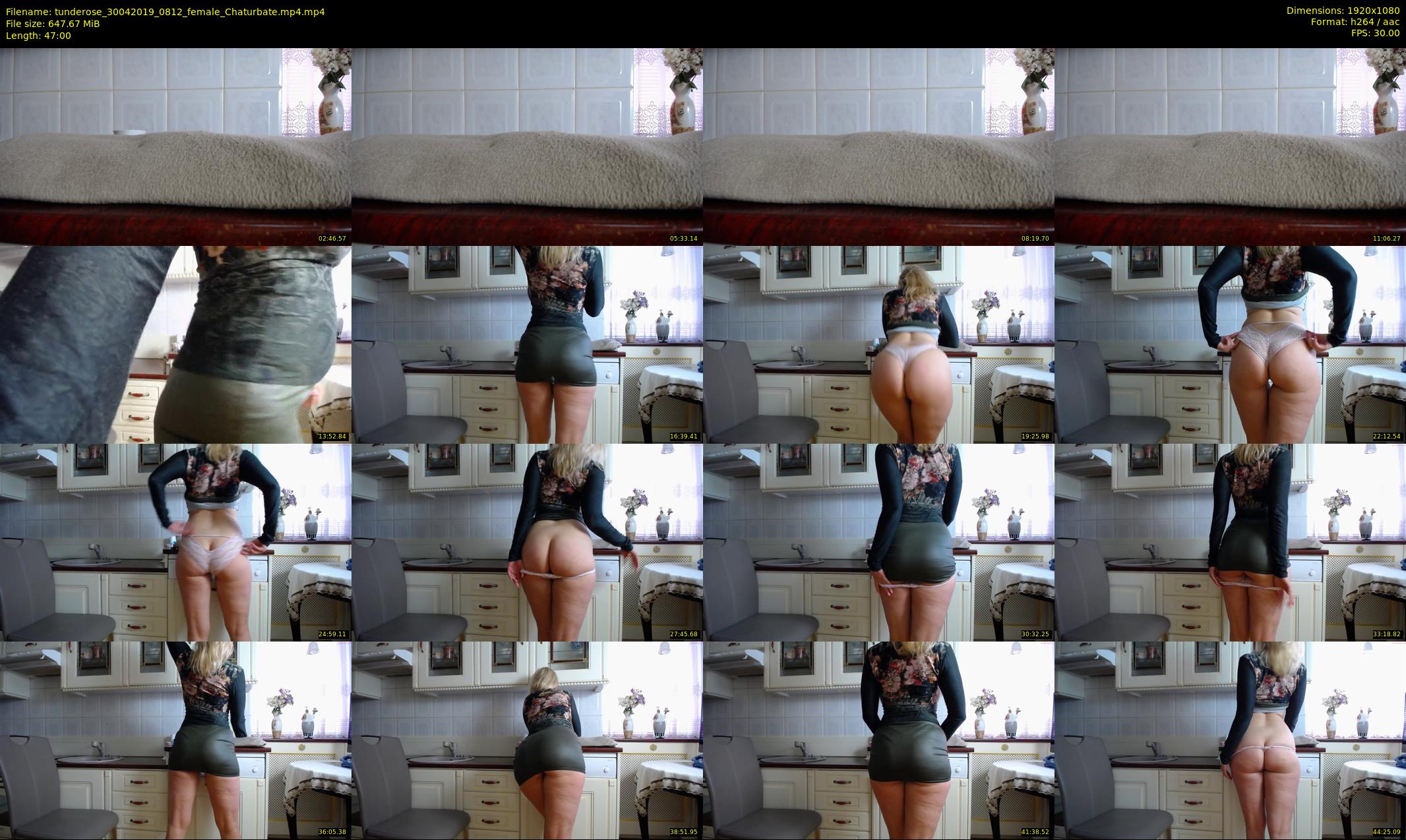 tunderose — 47 minute Chaturbate female cam show recording, 1080p, Apr 30, 2019