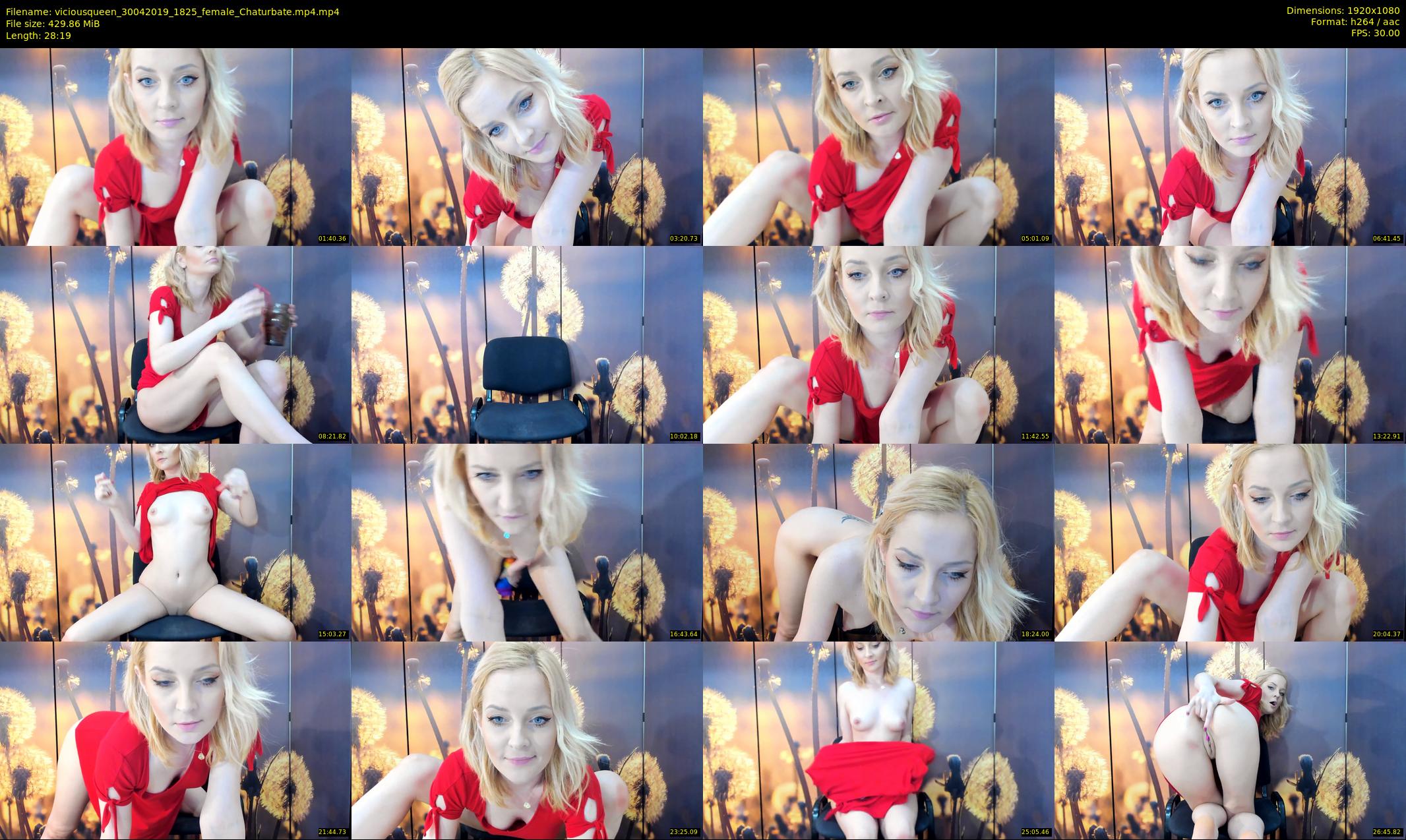 viciousqueen — 29 minute Chaturbate female cam show recording, 1080p, Apr 30, 2019