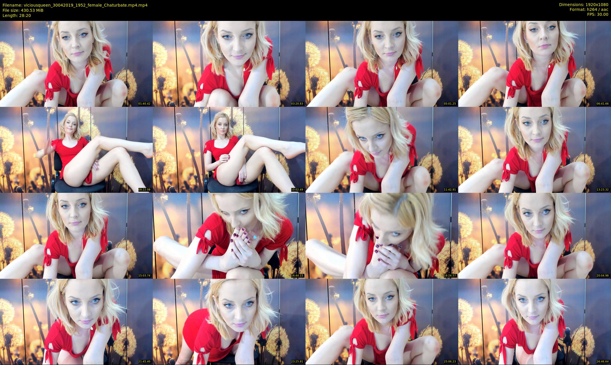 viciousqueen — 29 minute Chaturbate female cam show recording, 1080p, Apr 30, 2019