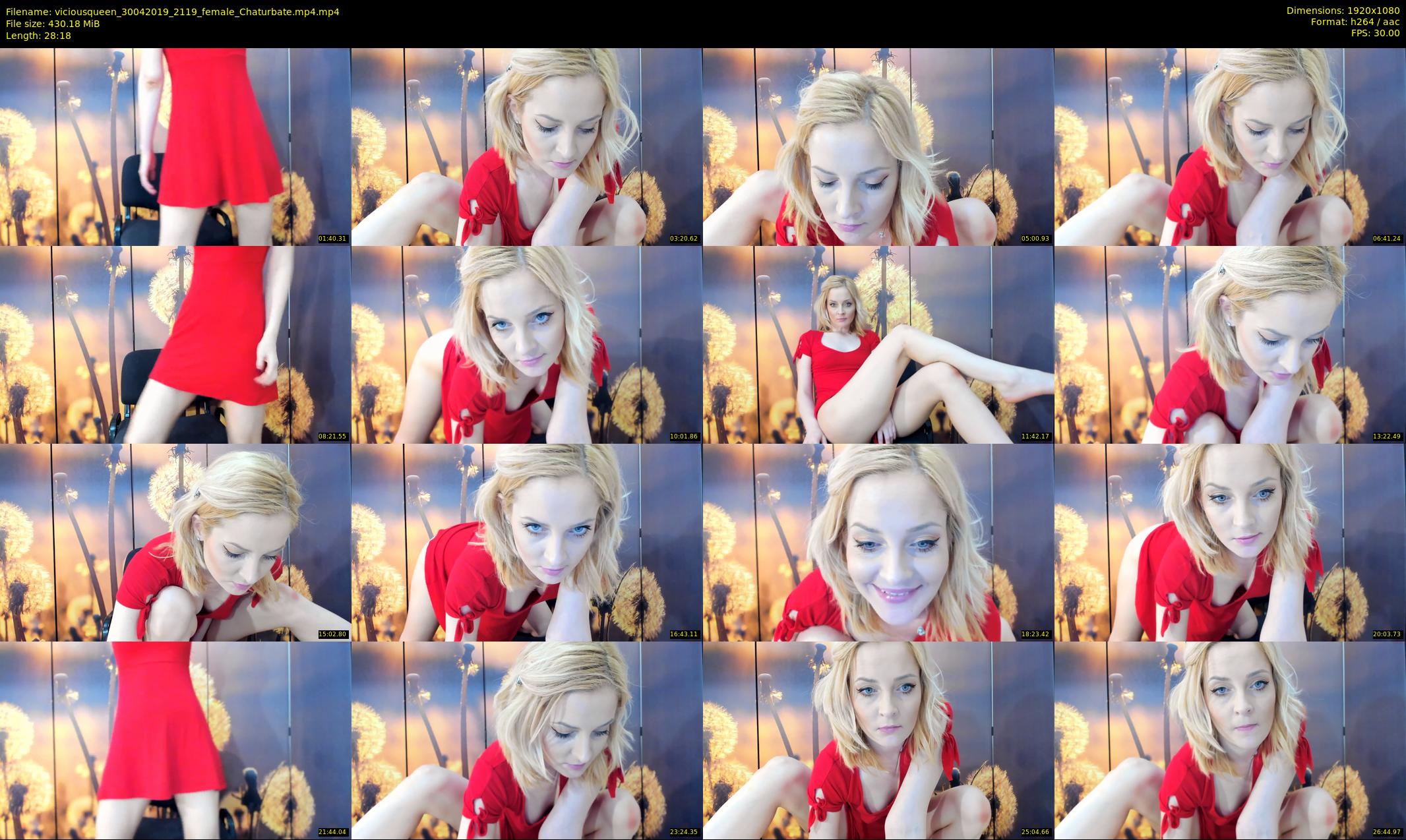 viciousqueen — 29 minute Chaturbate female cam show recording, 1080p, Apr 30, 2019