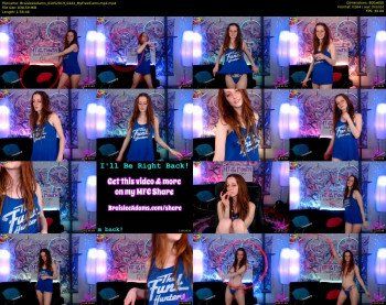 BraisleeAdams — 117 minute MyFreeCams cam show recording, 480p, May 1, 2019