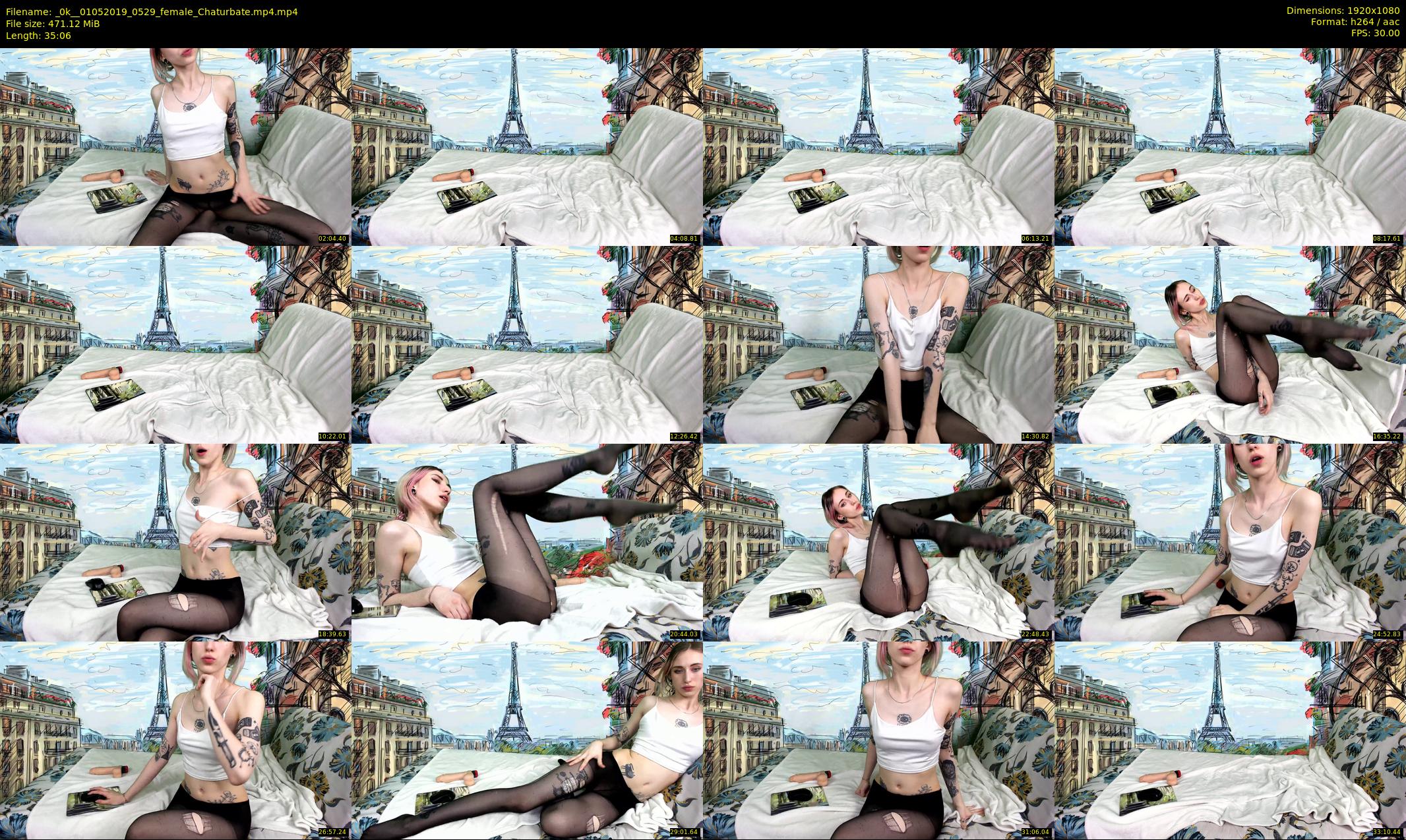 _0k_ — 36 minute Chaturbate female cam show recording, 1080p, May 1, 2019
