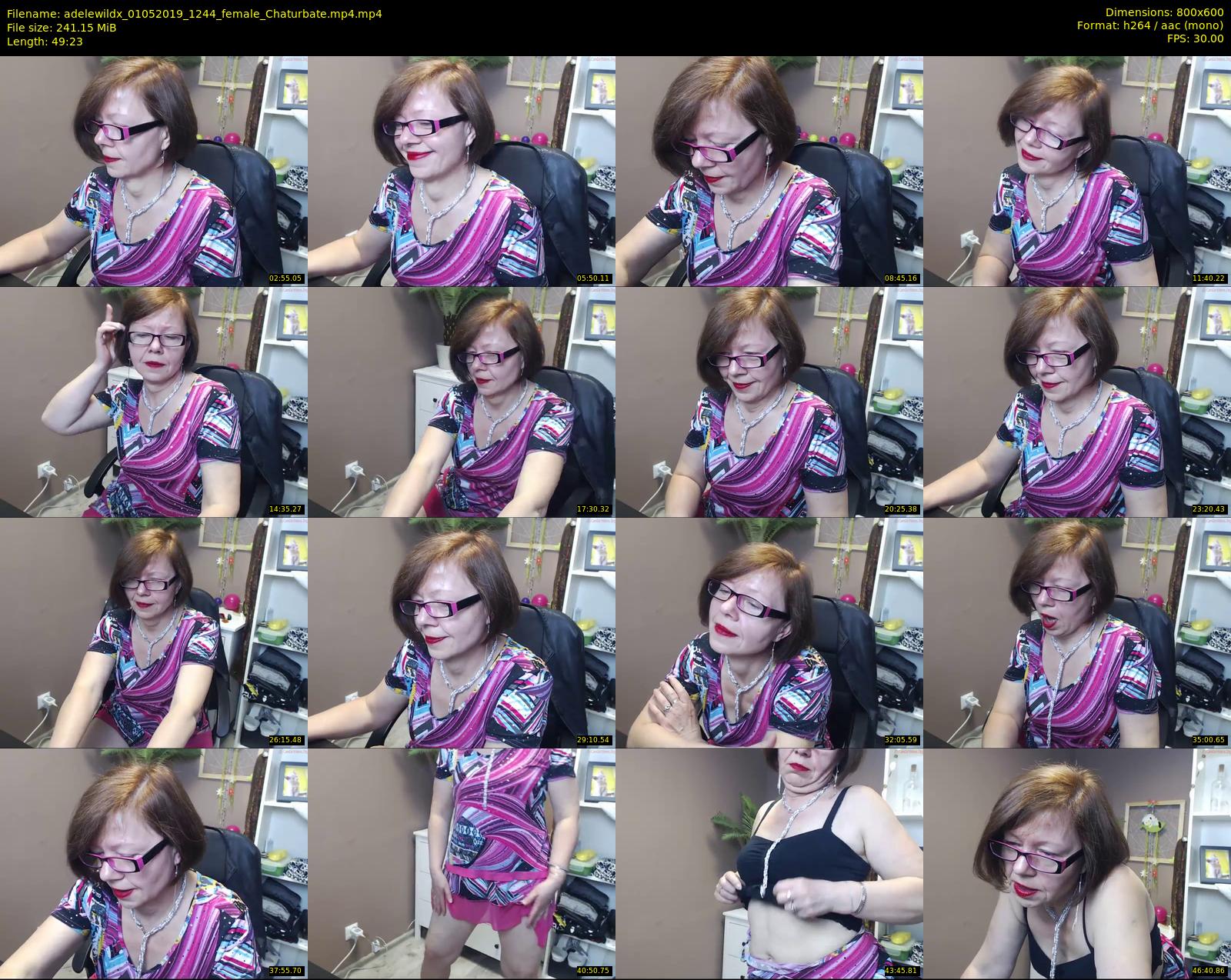 adelewildx — 50 minute Chaturbate female cam show recording, 480p, May 1, 2019