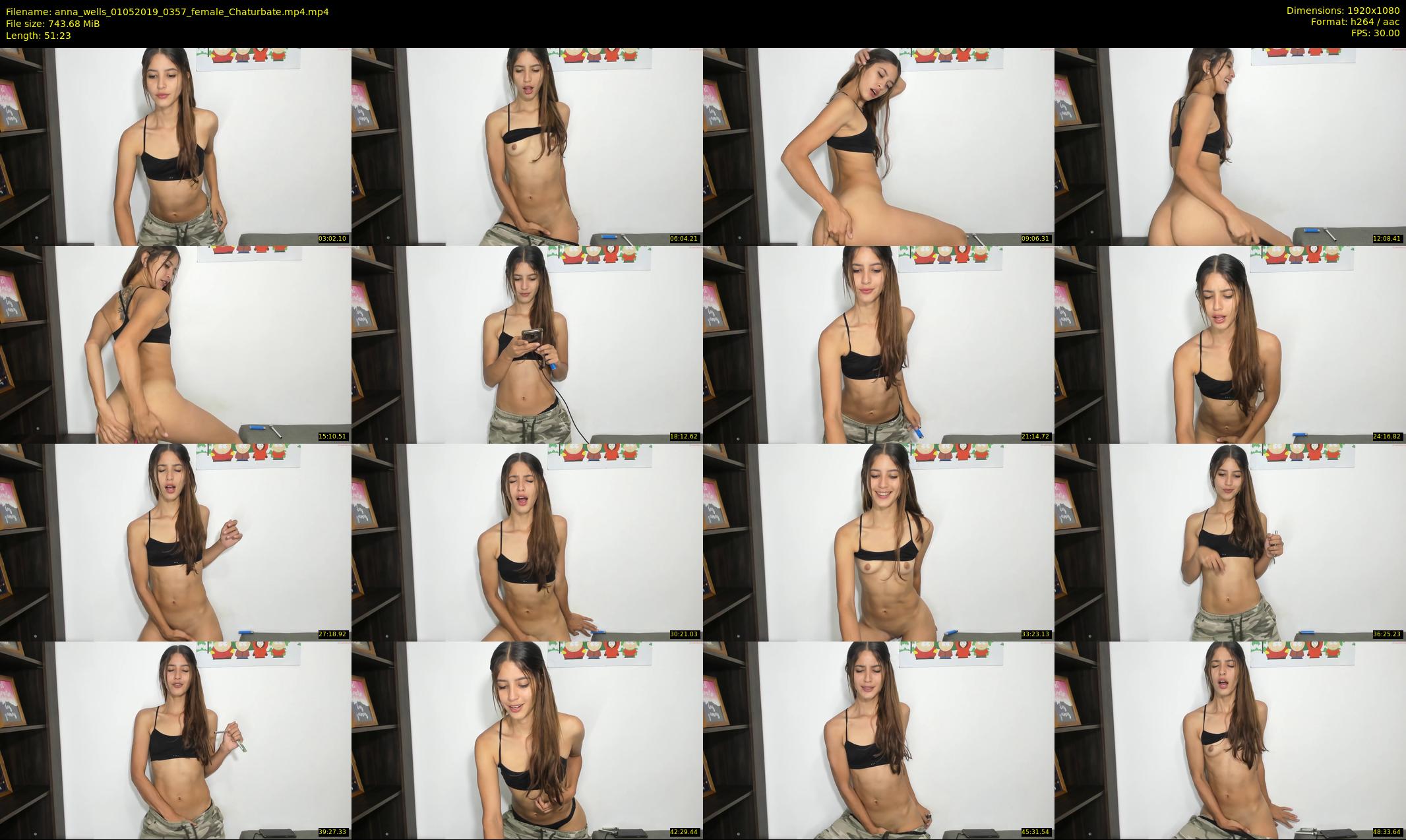 anna_wells — 52 minute Chaturbate female cam show recording, 1080p, May 1, 2019