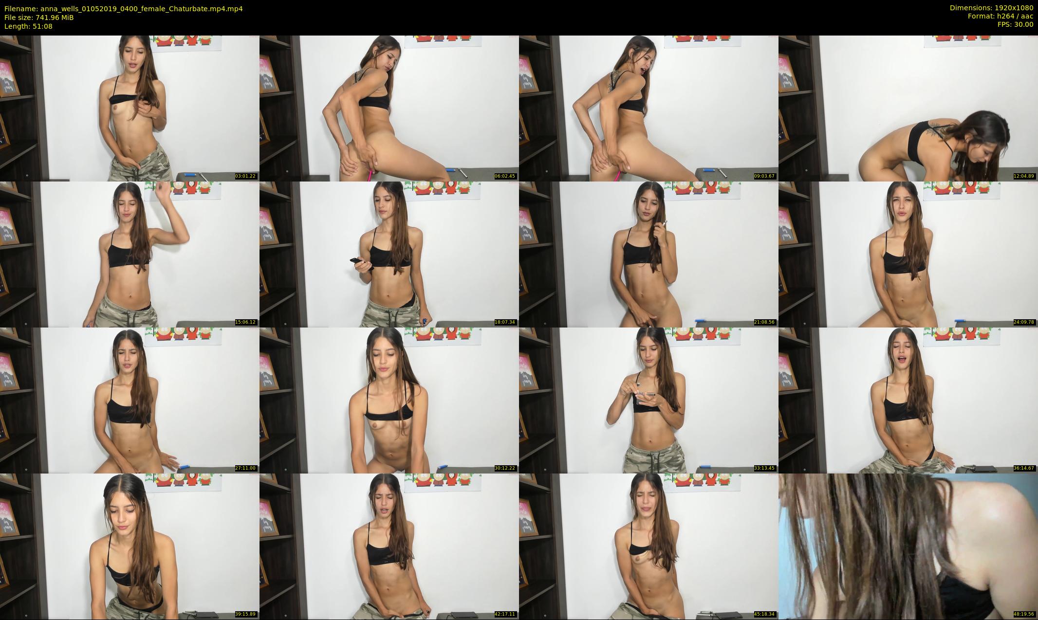 anna_wells — 52 minute Chaturbate female cam show recording, 1080p, May 1, 2019