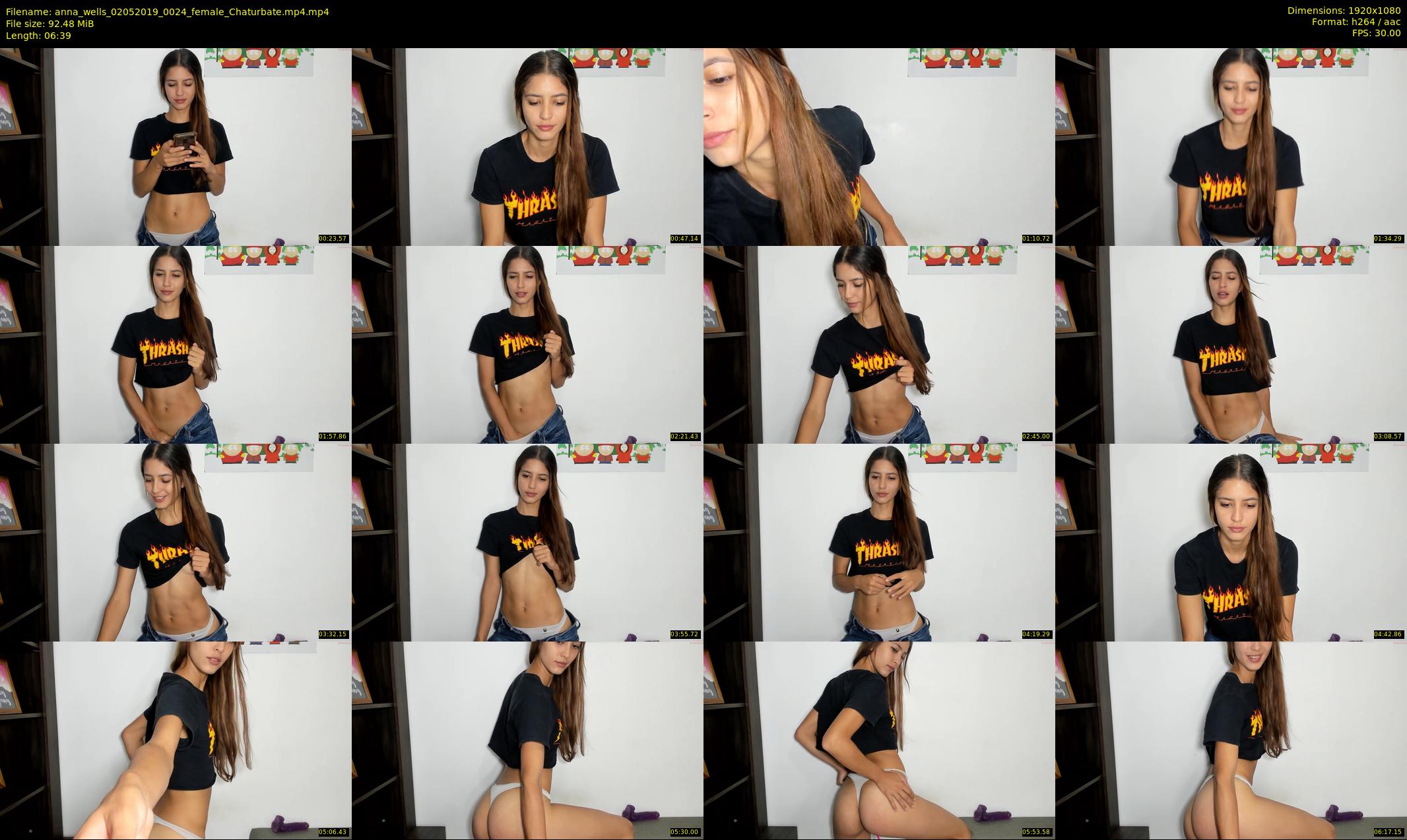 anna_wells — 7 minute Chaturbate female cam show recording, 1080p, May 2, 2019