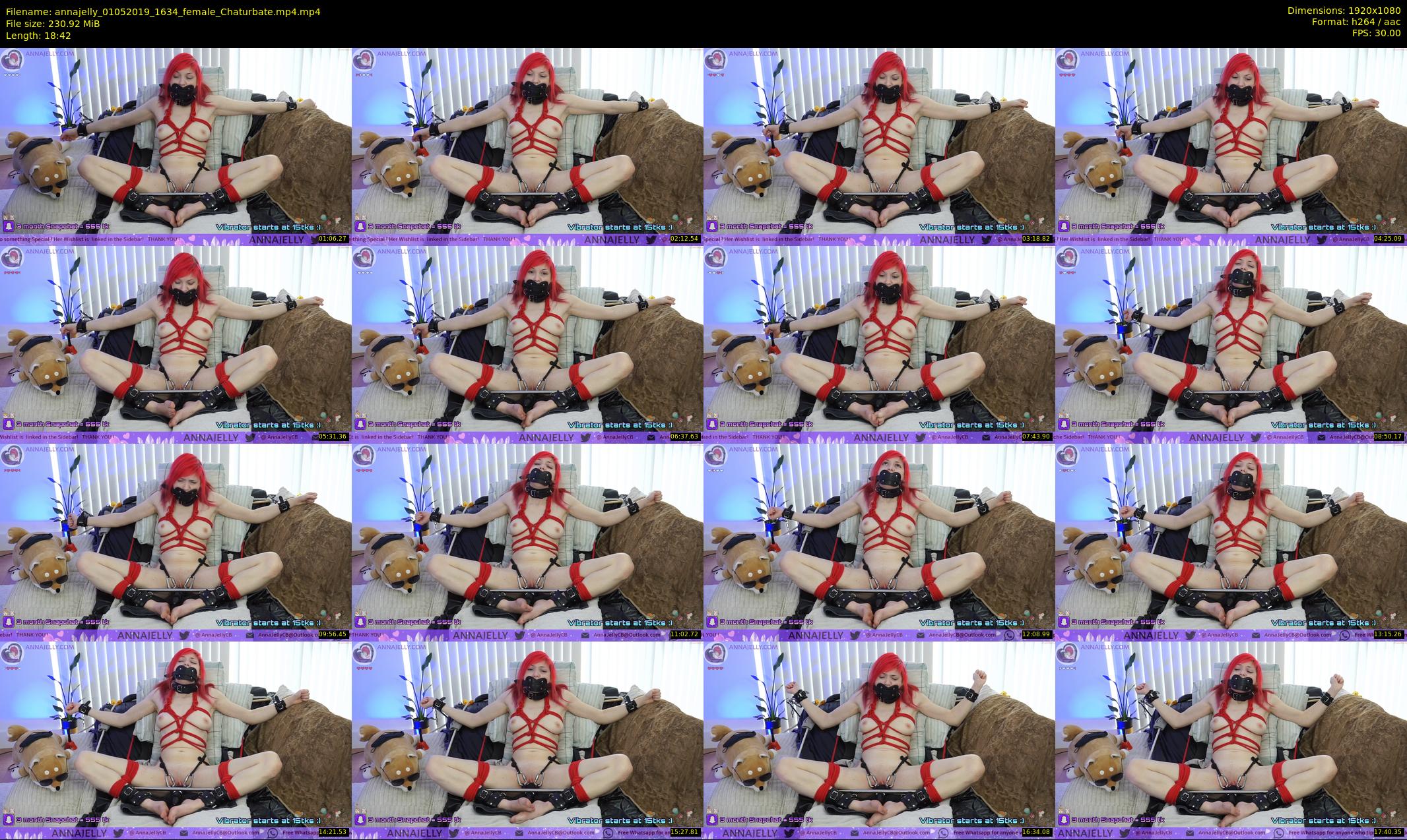 annajelly — 19 minute Chaturbate couple cam show recording, 1080p, May 1, 2019