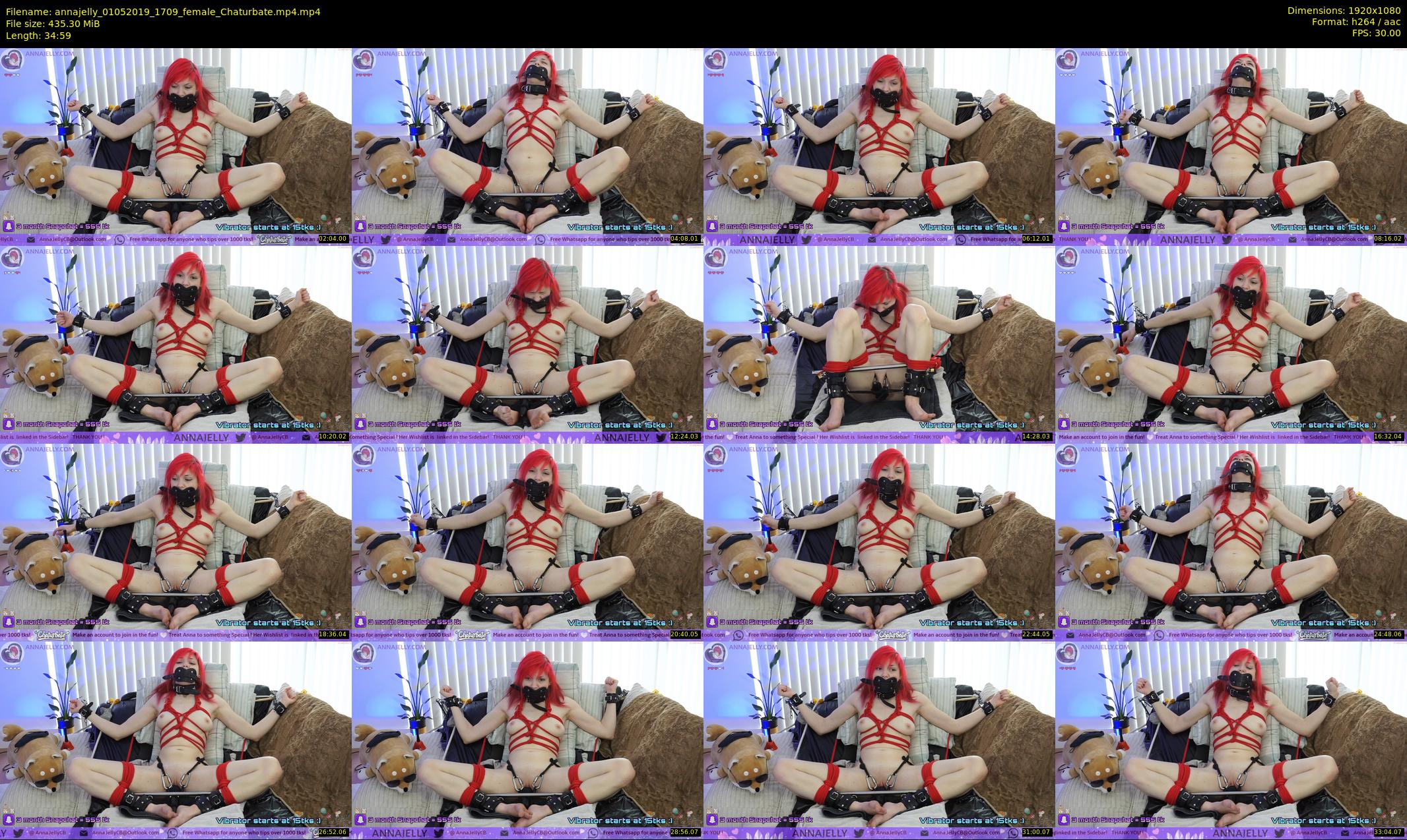 annajelly — 35 minute Chaturbate couple cam show recording, 1080p, May 1, 2019