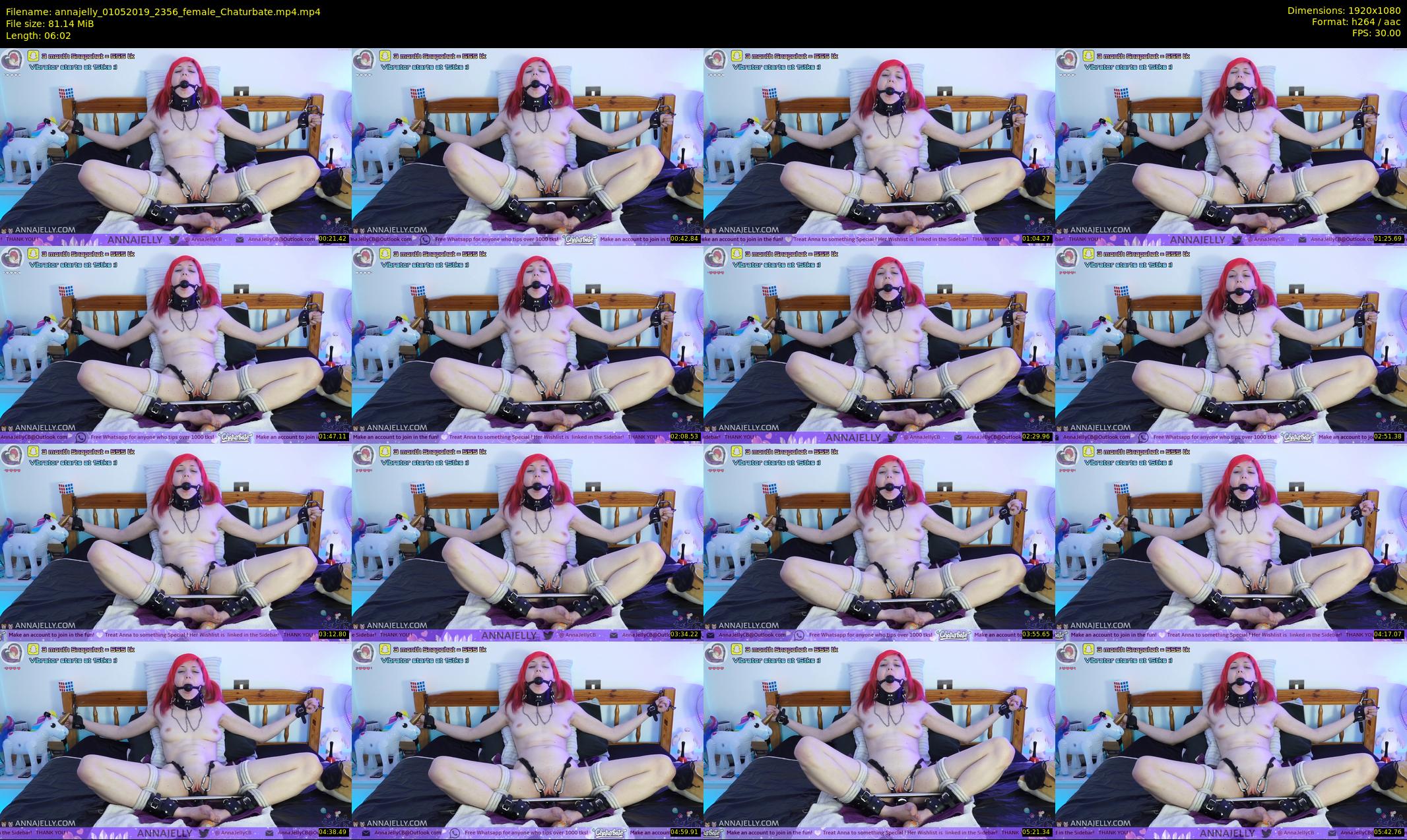 annajelly — 7 minute Chaturbate couple cam show recording, 1080p, May 1, 2019