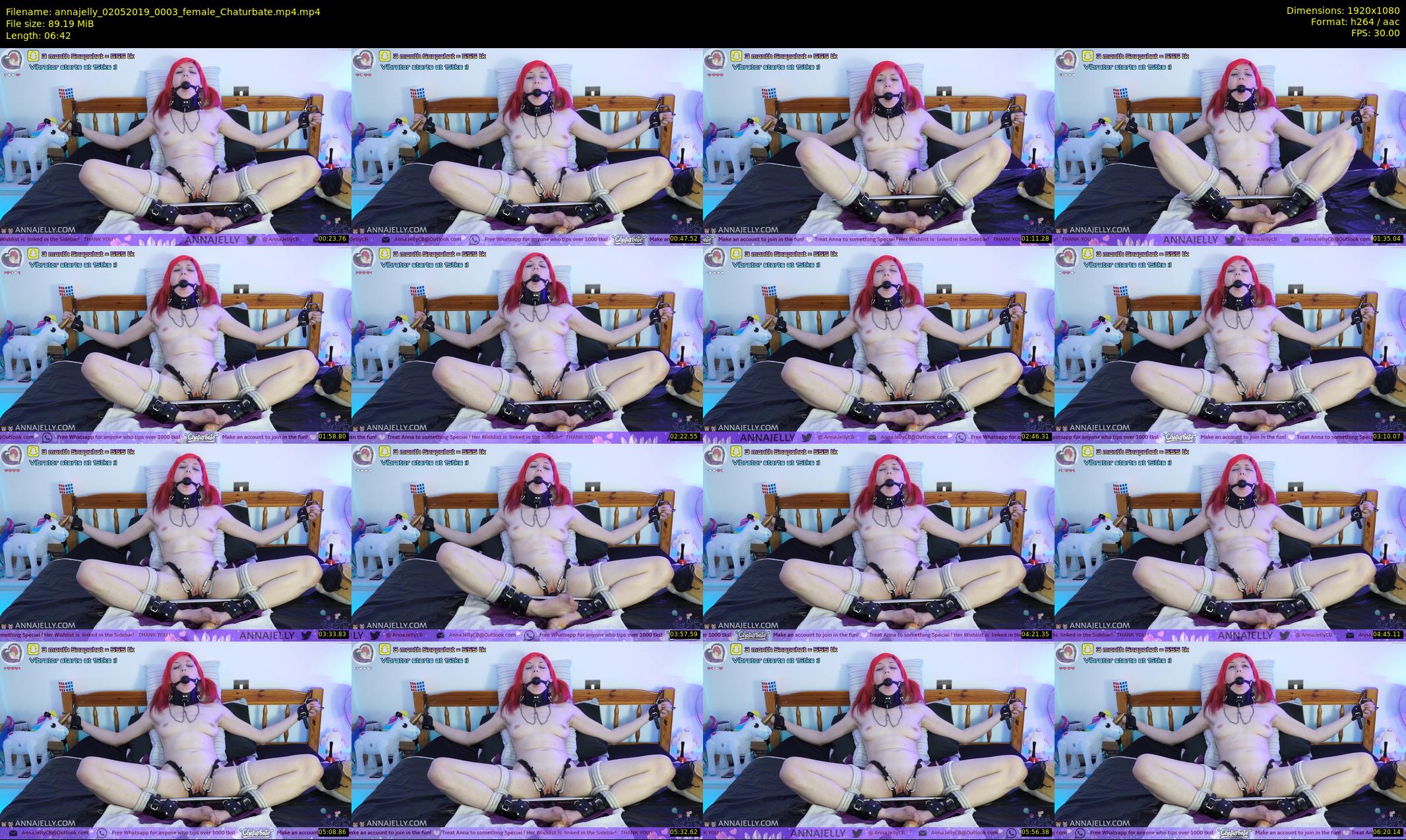 annajelly — 7 minute Chaturbate couple cam show recording, 1080p, May 2, 2019