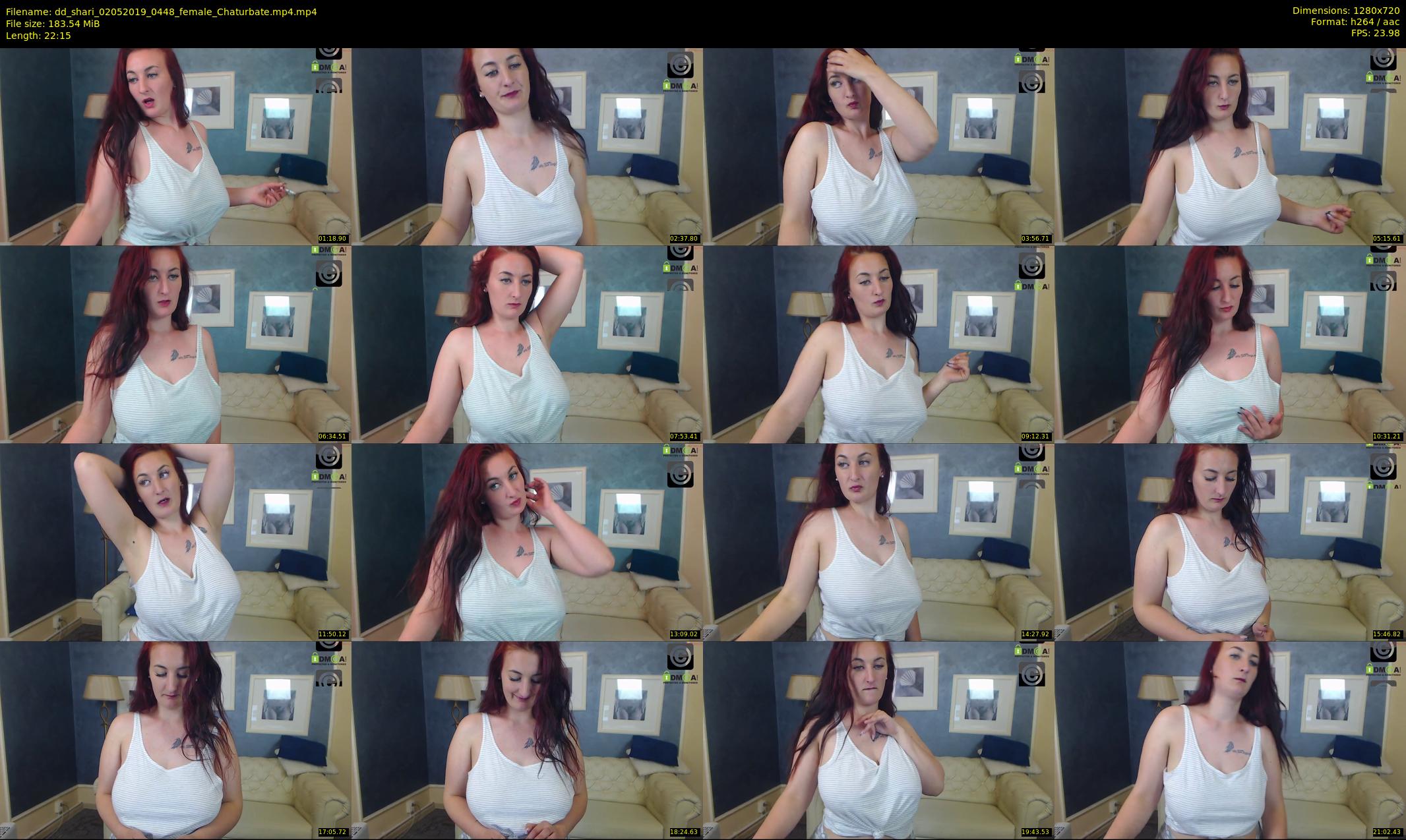 dd_shari — 23 minute Chaturbate female cam show recording, 720p, May 2, 2019