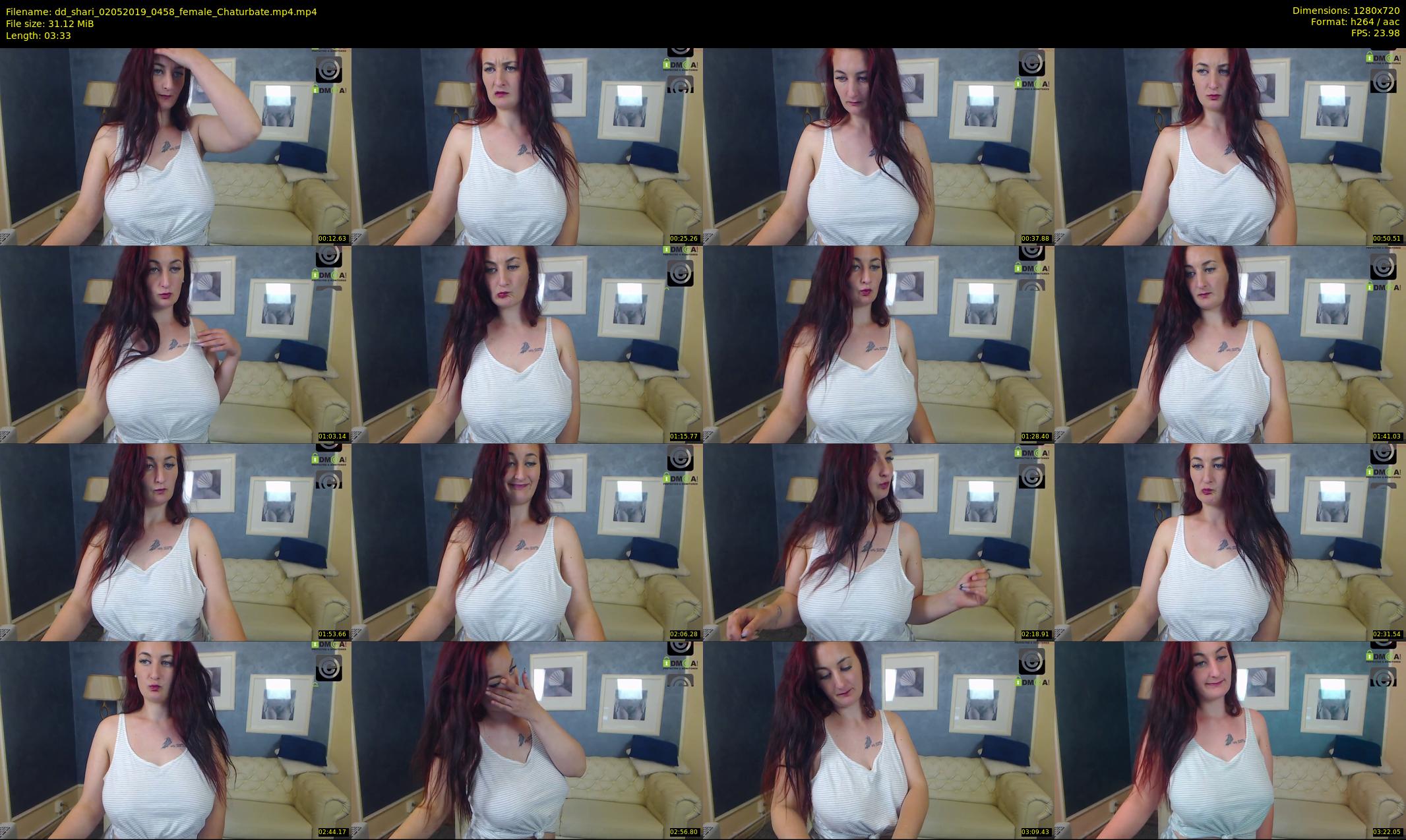 dd_shari — 4 minute Chaturbate female cam show recording, 720p, May 2, 2019