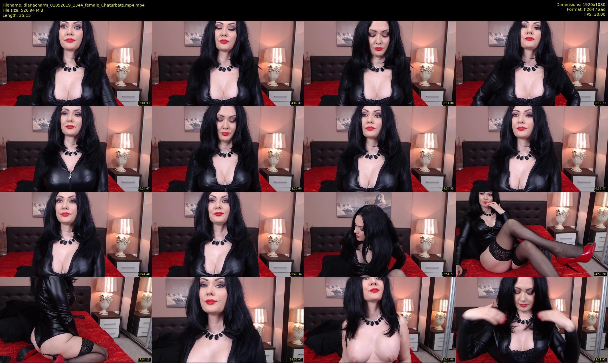 dianacharm — 36 minute Chaturbate female cam show recording, 1080p, May 1, 2019
