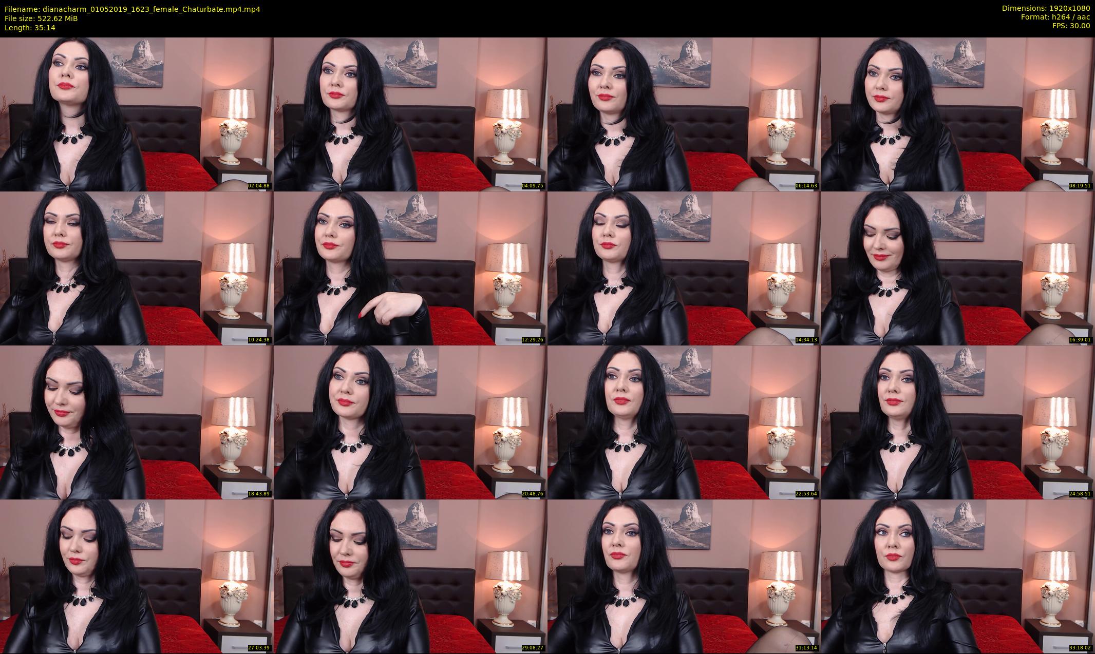 dianacharm — 36 minute Chaturbate female cam show recording, 1080p, May 1, 2019
