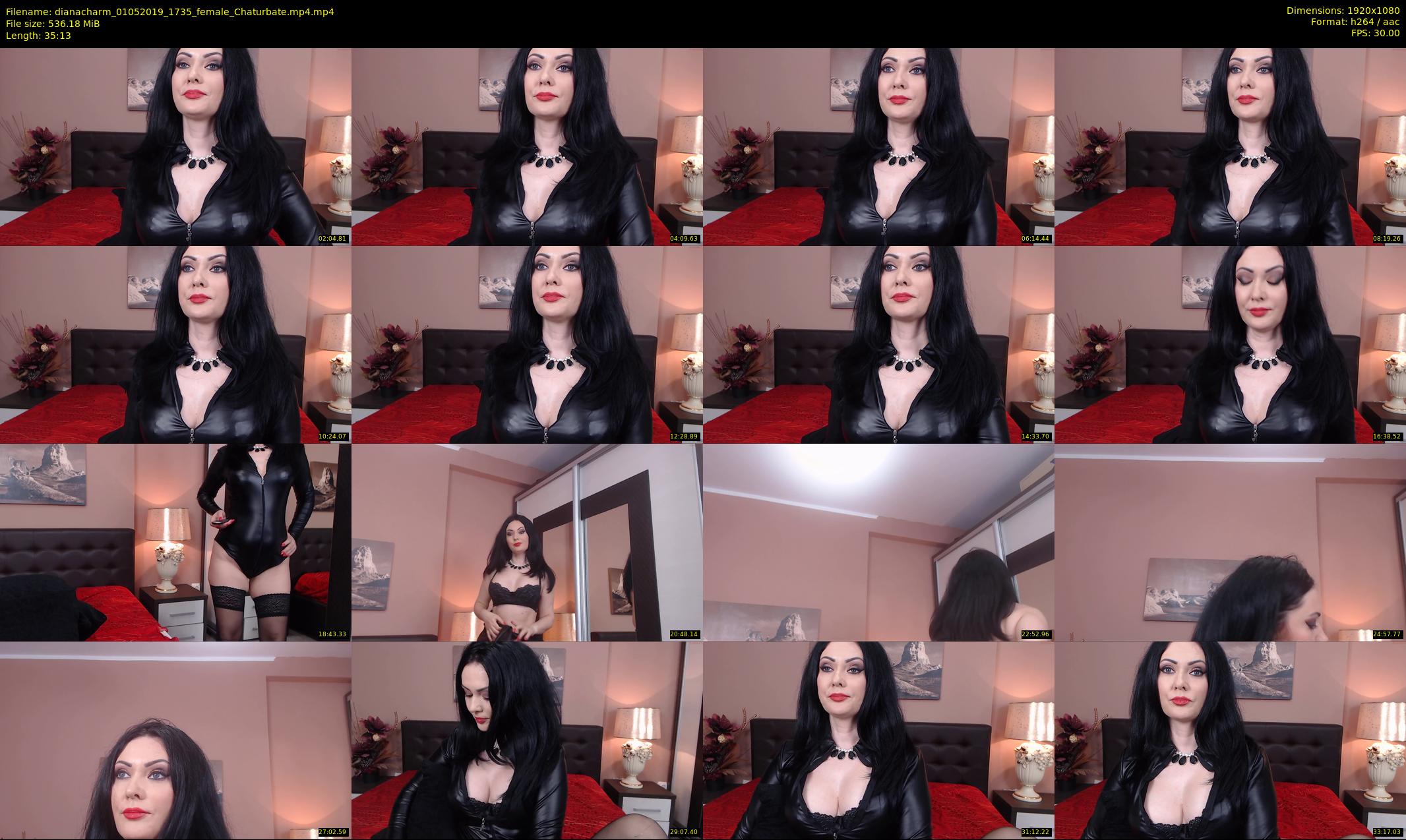 dianacharm — 36 minute Chaturbate female cam show recording, 1080p, May 1, 2019