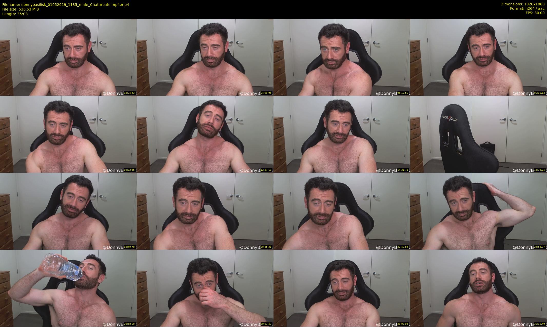 donnybasilisk — 36 minute Chaturbate male cam show recording, 1080p, May 1, 2019