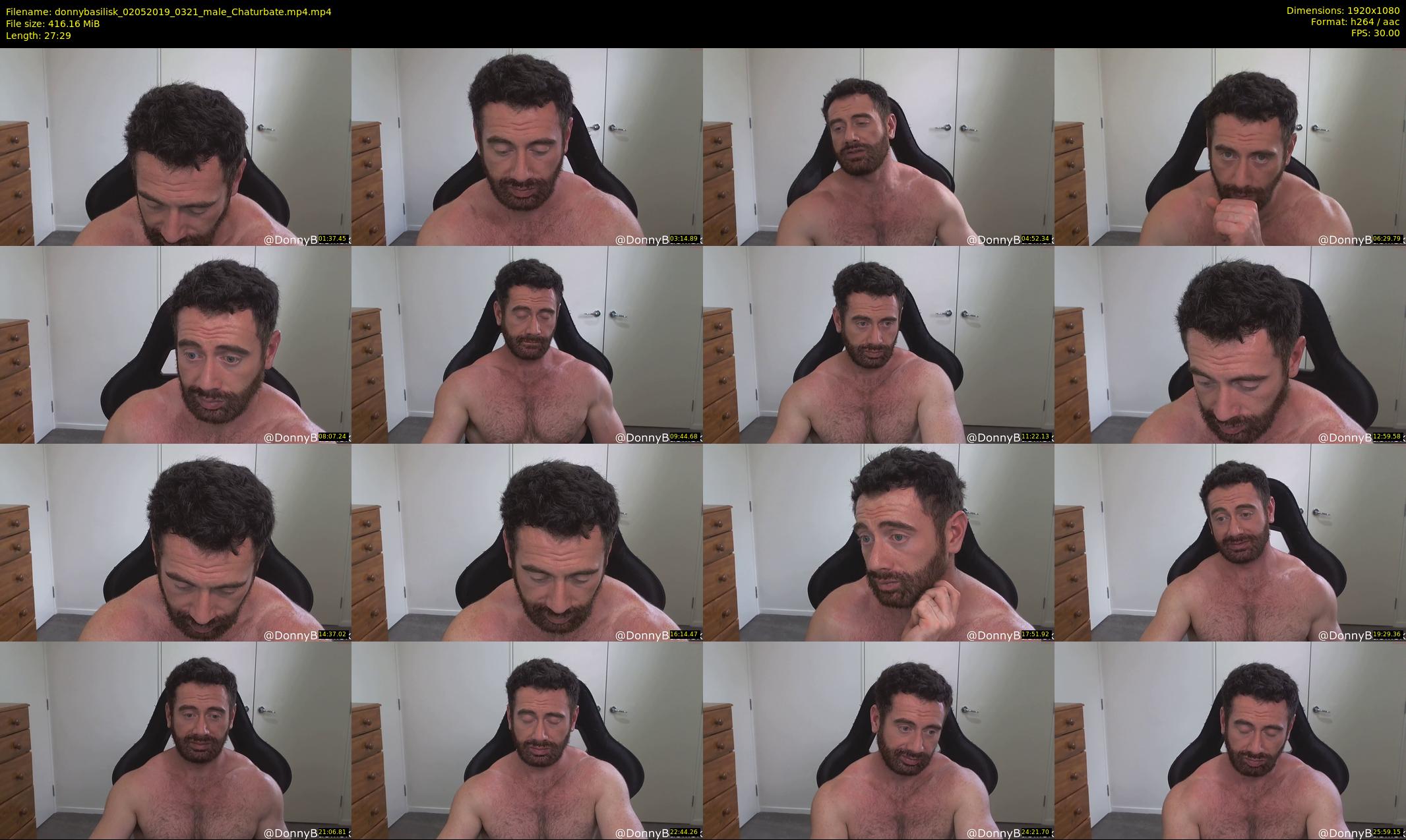donnybasilisk — 28 minute Chaturbate male cam show recording, 1080p, May 2, 2019