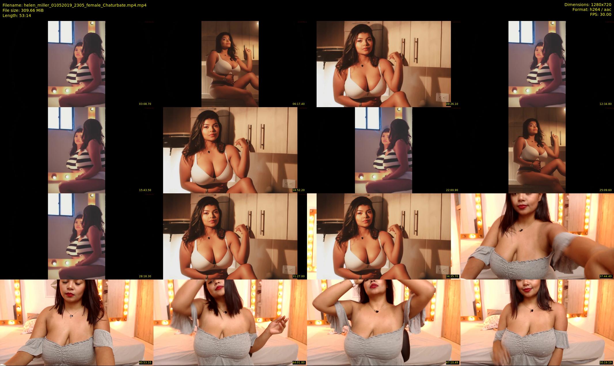 helen_miller — 54 minute Chaturbate female cam show recording, 720p, May 1, 2019