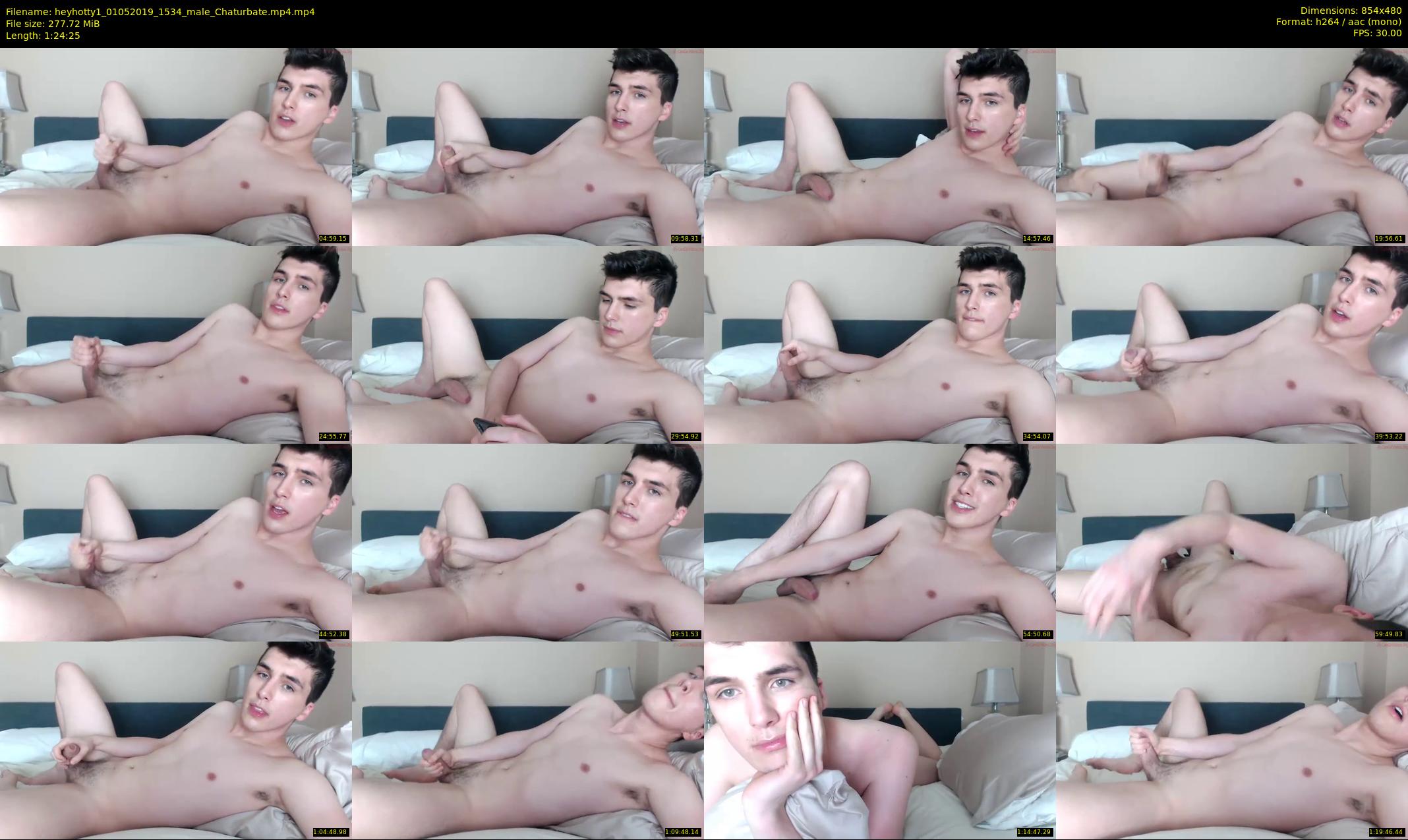 heyhotty1 — 85 minute Chaturbate male cam show recording, 480p, May 1, 2019