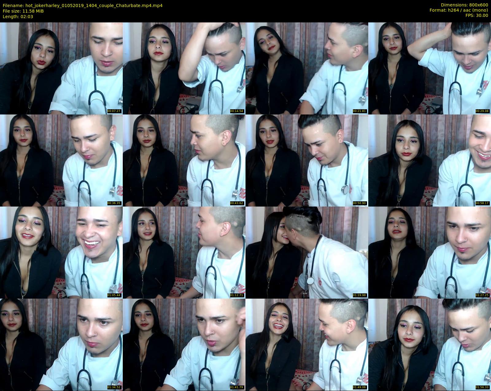 hot_jokerharley — 3 minute Chaturbate couple cam show recording, 480p, May 1, 2019