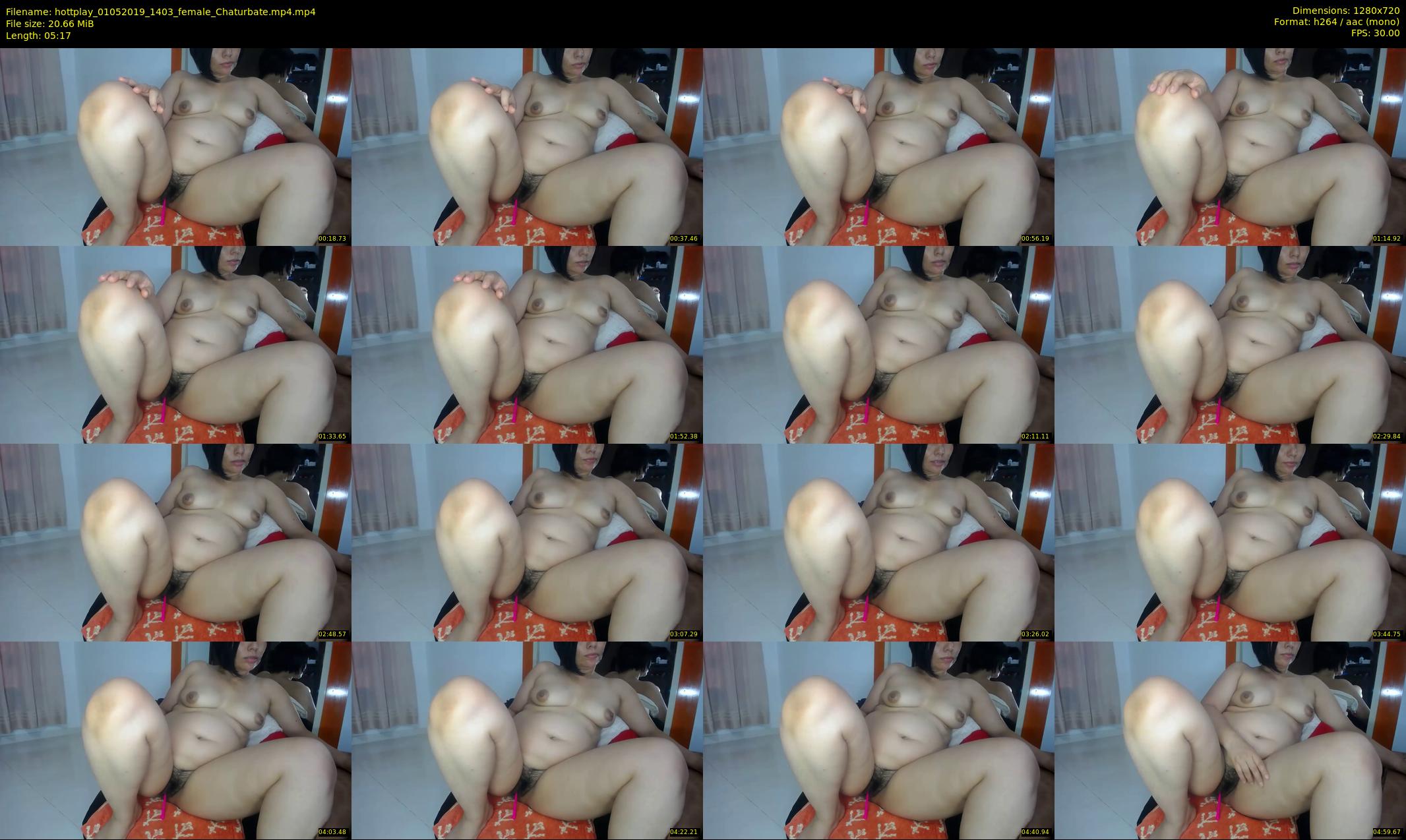 hottplay — 6 minute Chaturbate female cam show recording, 720p, May 1, 2019