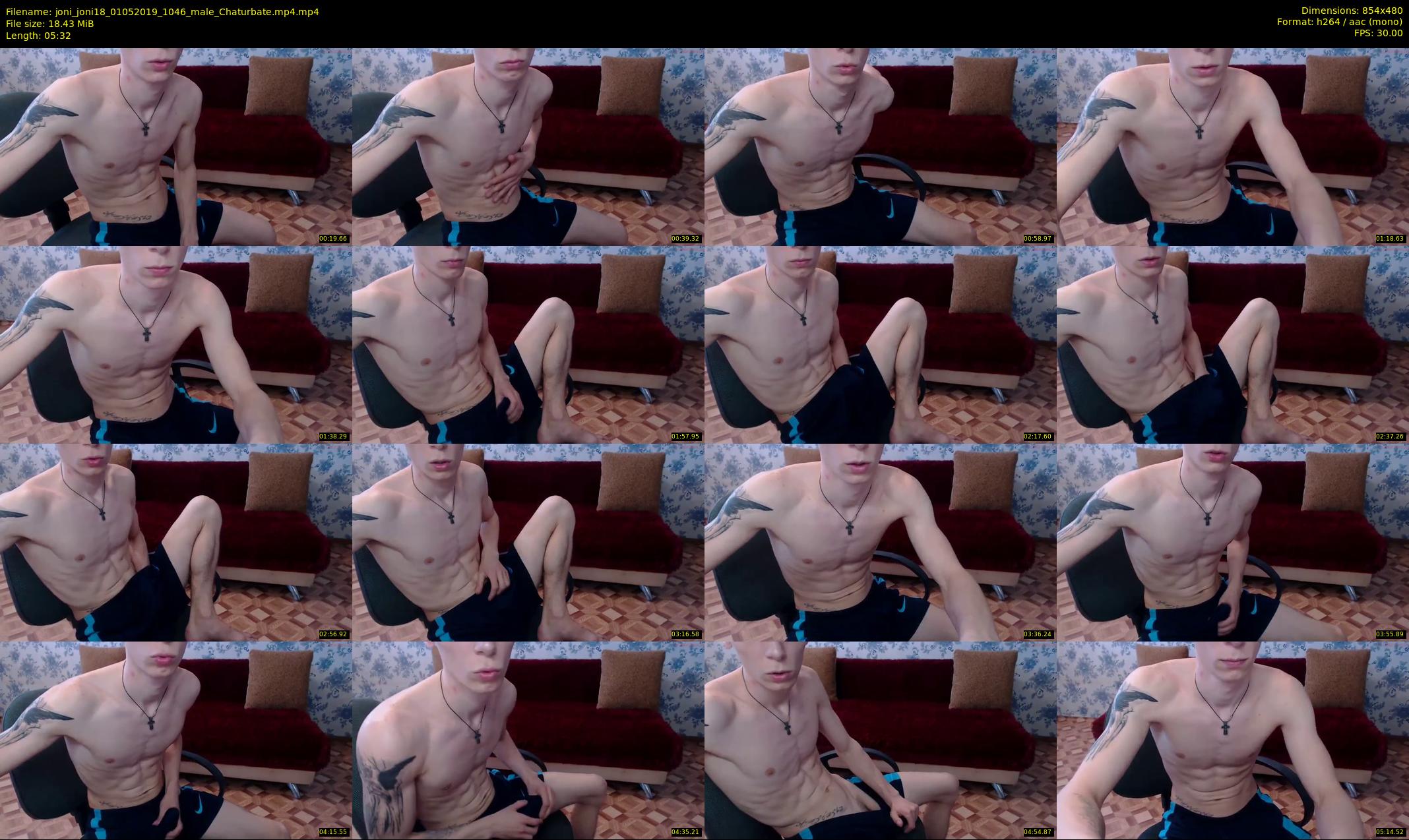 joni_joni18 — 6 minute Chaturbate male cam show recording, 480p, May 1, 2019