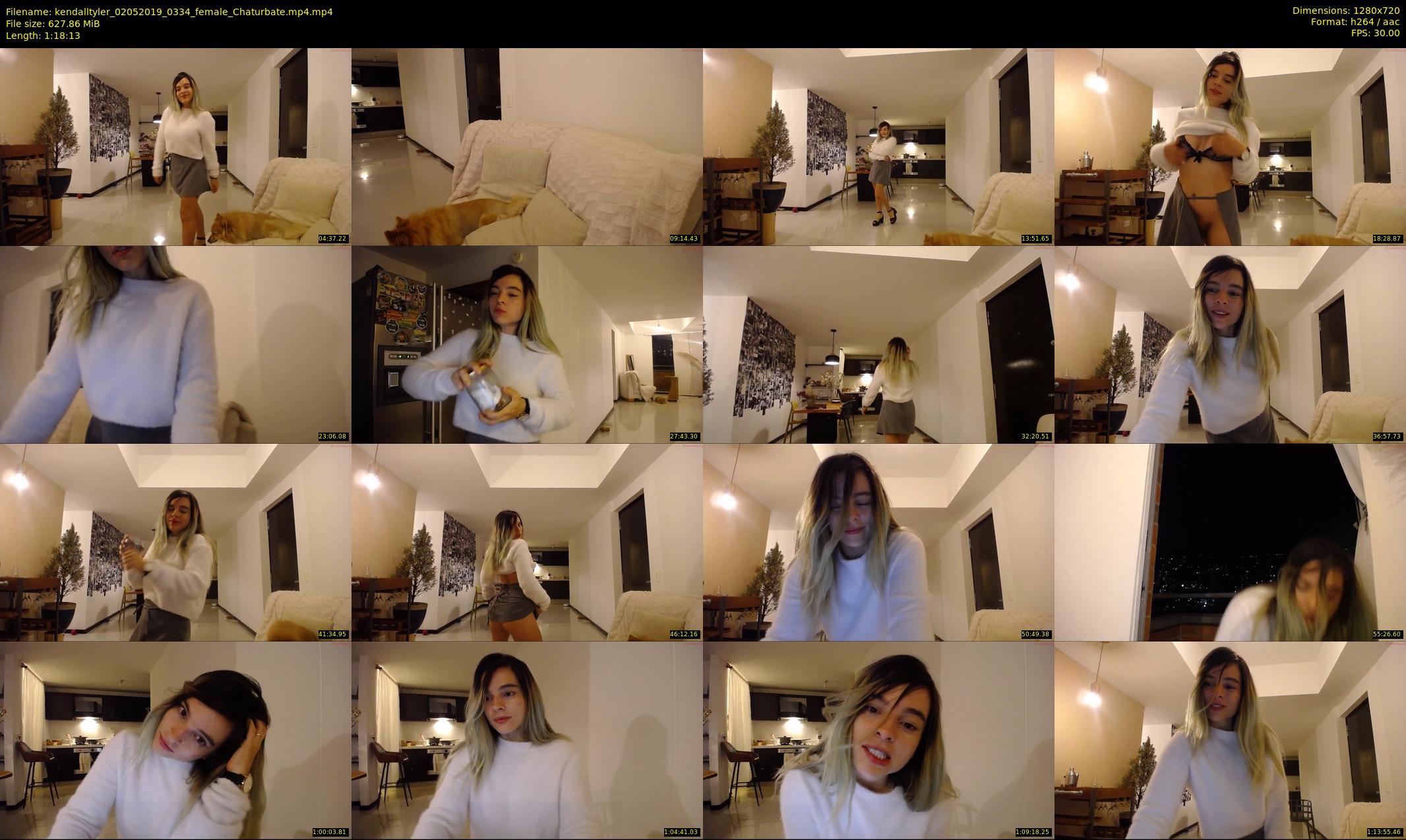 kendalltyler — 79 minute Chaturbate female cam show recording, 720p, May 2, 2019