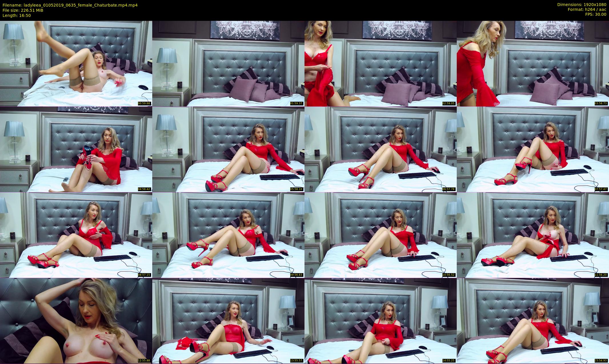 ladyleea — 17 minute Chaturbate female cam show recording, 1080p, May 1, 2019
