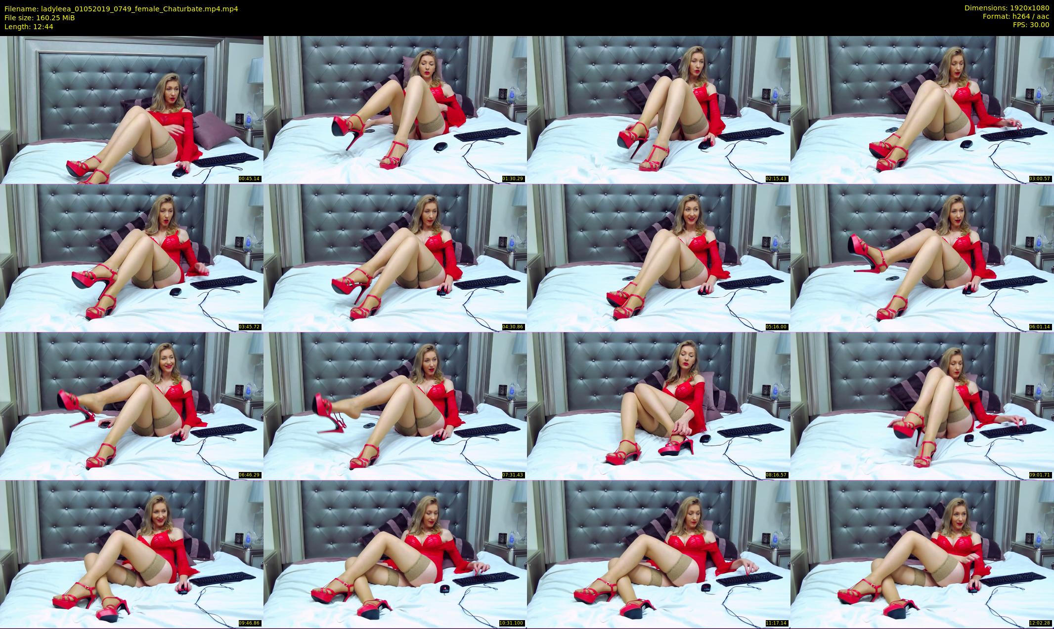 ladyleea — 13 minute Chaturbate female cam show recording, 1080p, May 1, 2019