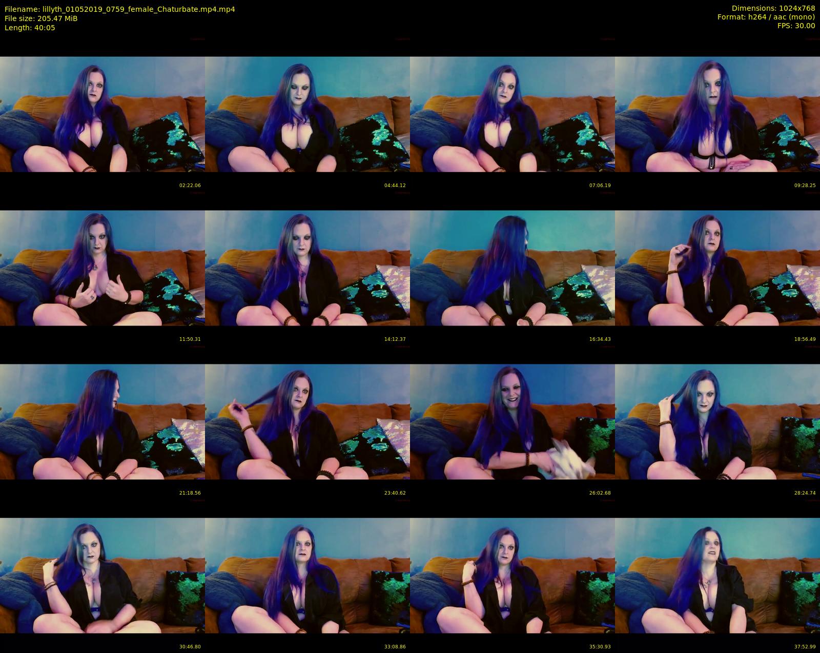 lillyth — 41 minute Chaturbate female cam show recording, 720p, May 1, 2019