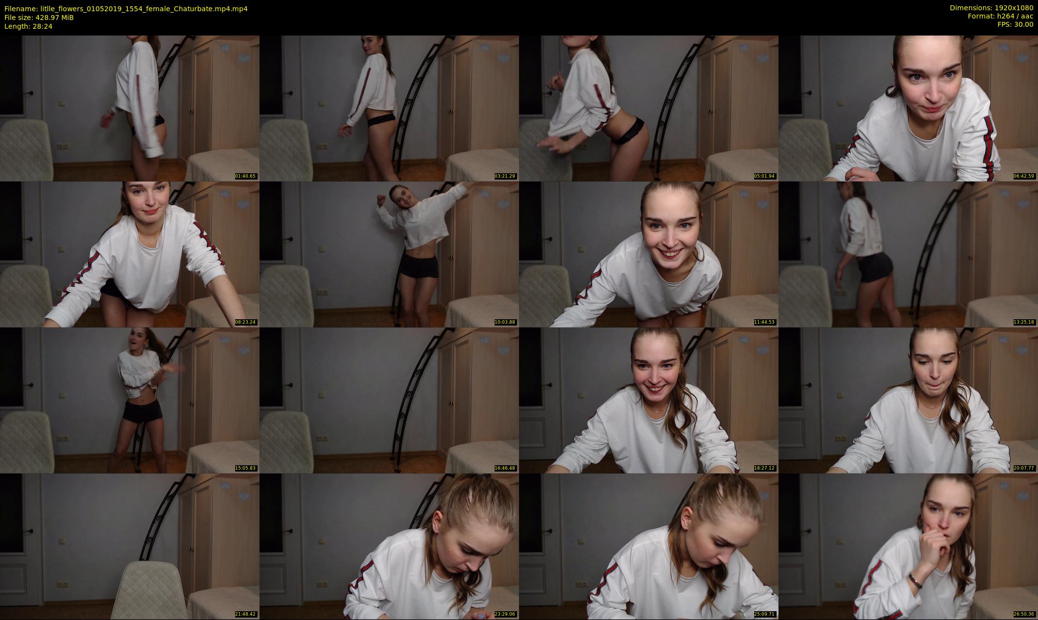 litlle_flowers — 29 minute Chaturbate female cam show recording, 1080p, May 1, 2019