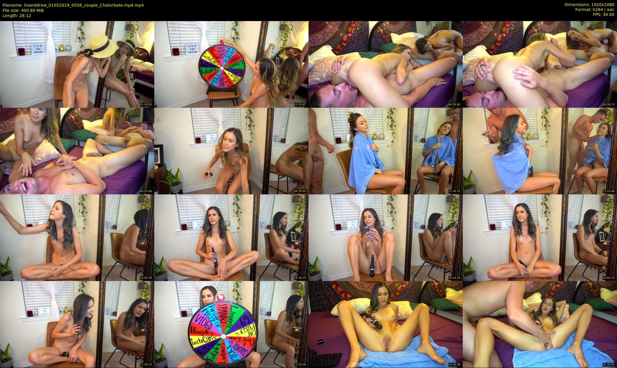 livanddrew — 29 minute Chaturbate couple cam show recording, 1080p, May 1, 2019