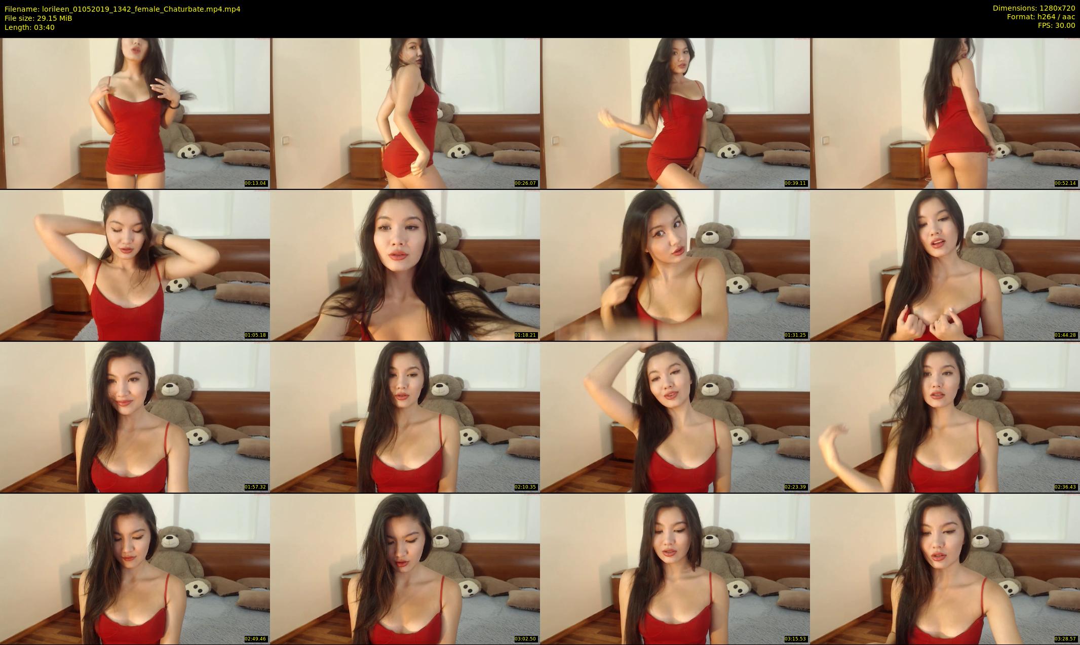 lorileen — 4 minute Chaturbate female cam show recording, 720p, May 1, 2019