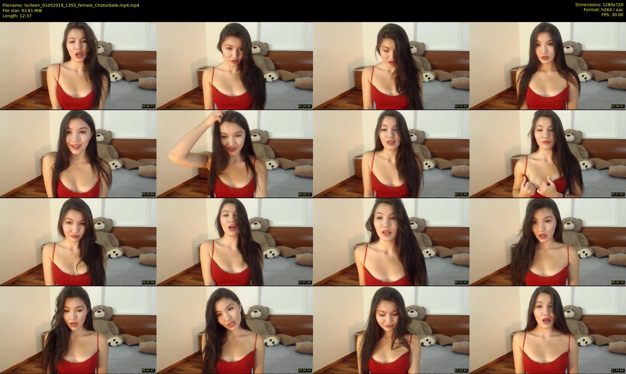 lorileen — 13 minute Chaturbate female cam show recording, 720p, May 1, 2019
