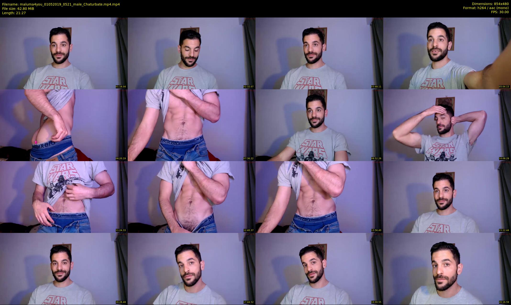 maluma4you — 22 minute Chaturbate male cam show recording, 480p, May 1, 2019