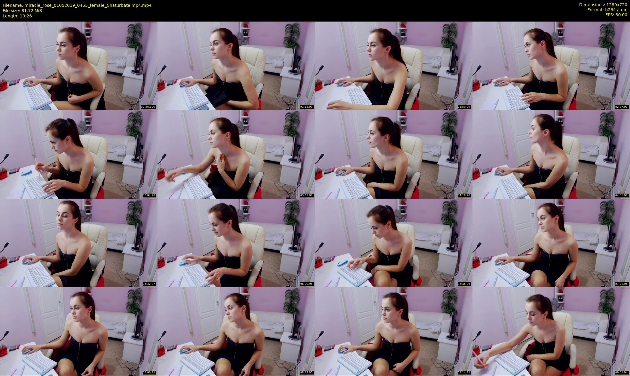 miracle_rose — 11 minute Chaturbate female cam show recording, 720p, May 1, 2019