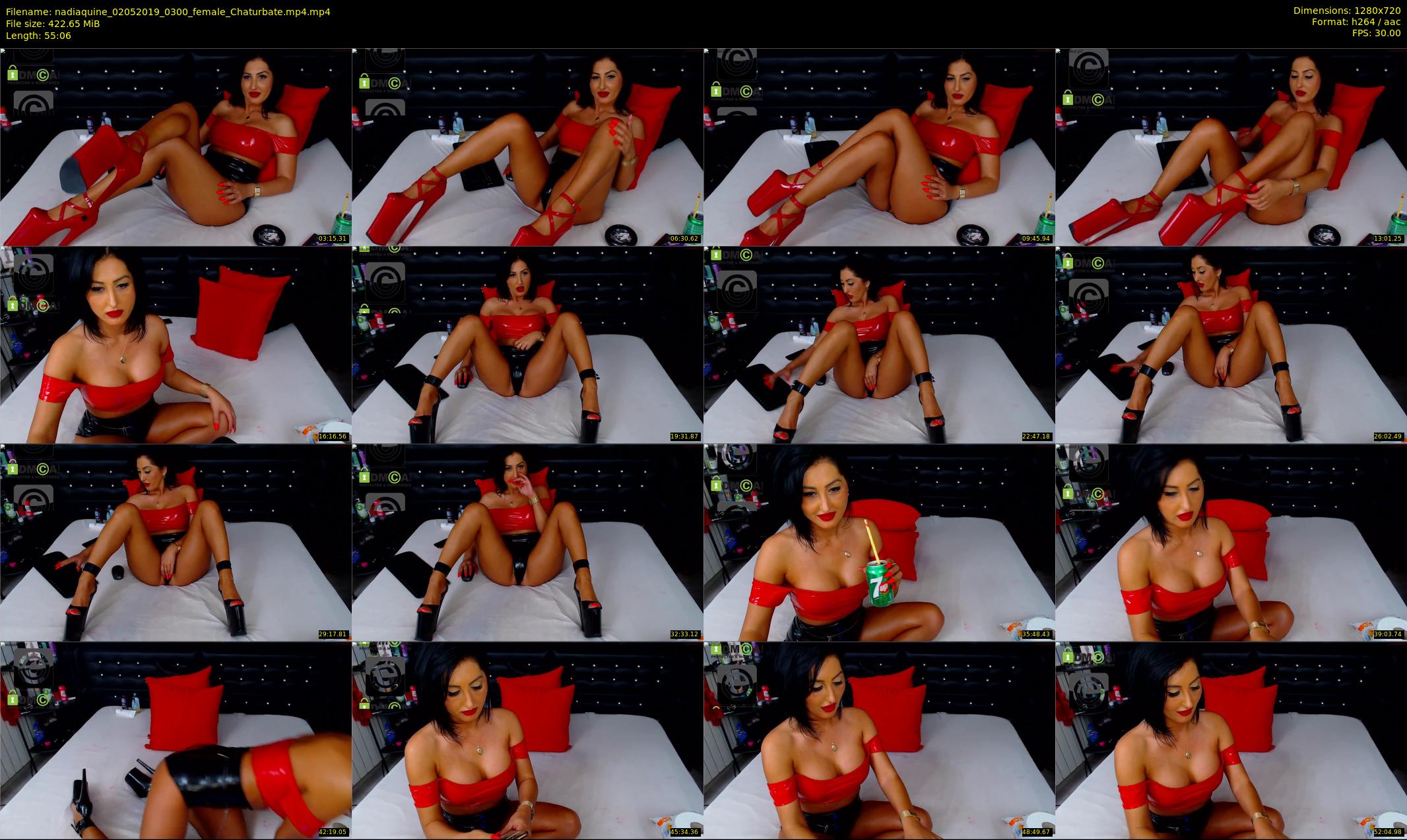 nadiaquine — 56 minute Chaturbate female cam show recording, 720p, May 2, 2019