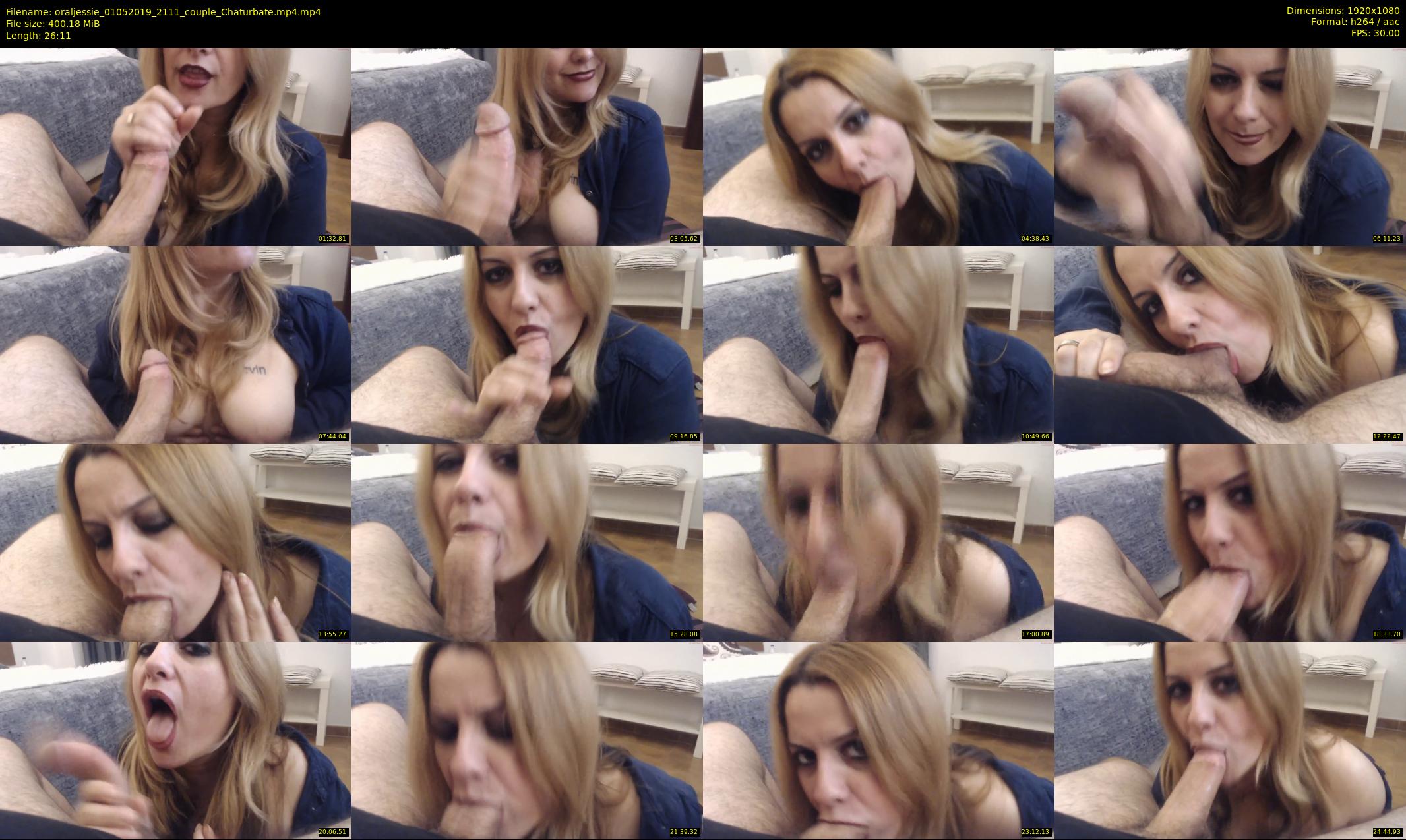 oraljessie — 27 minute Chaturbate couple cam show recording, 1080p, May 1, 2019