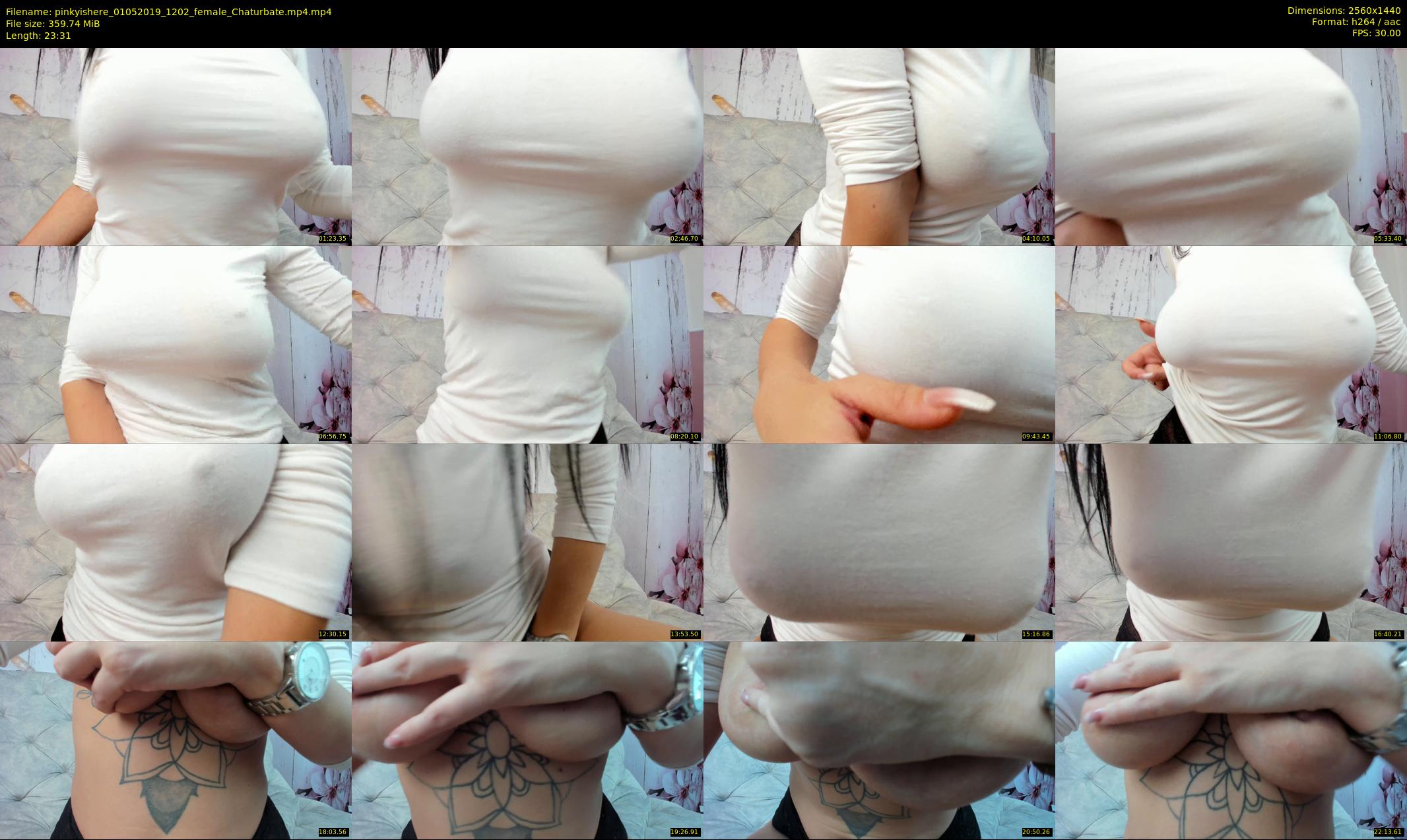 pinkyishere — 24 minute Chaturbate female cam show recording, 1080p, May 1, 2019