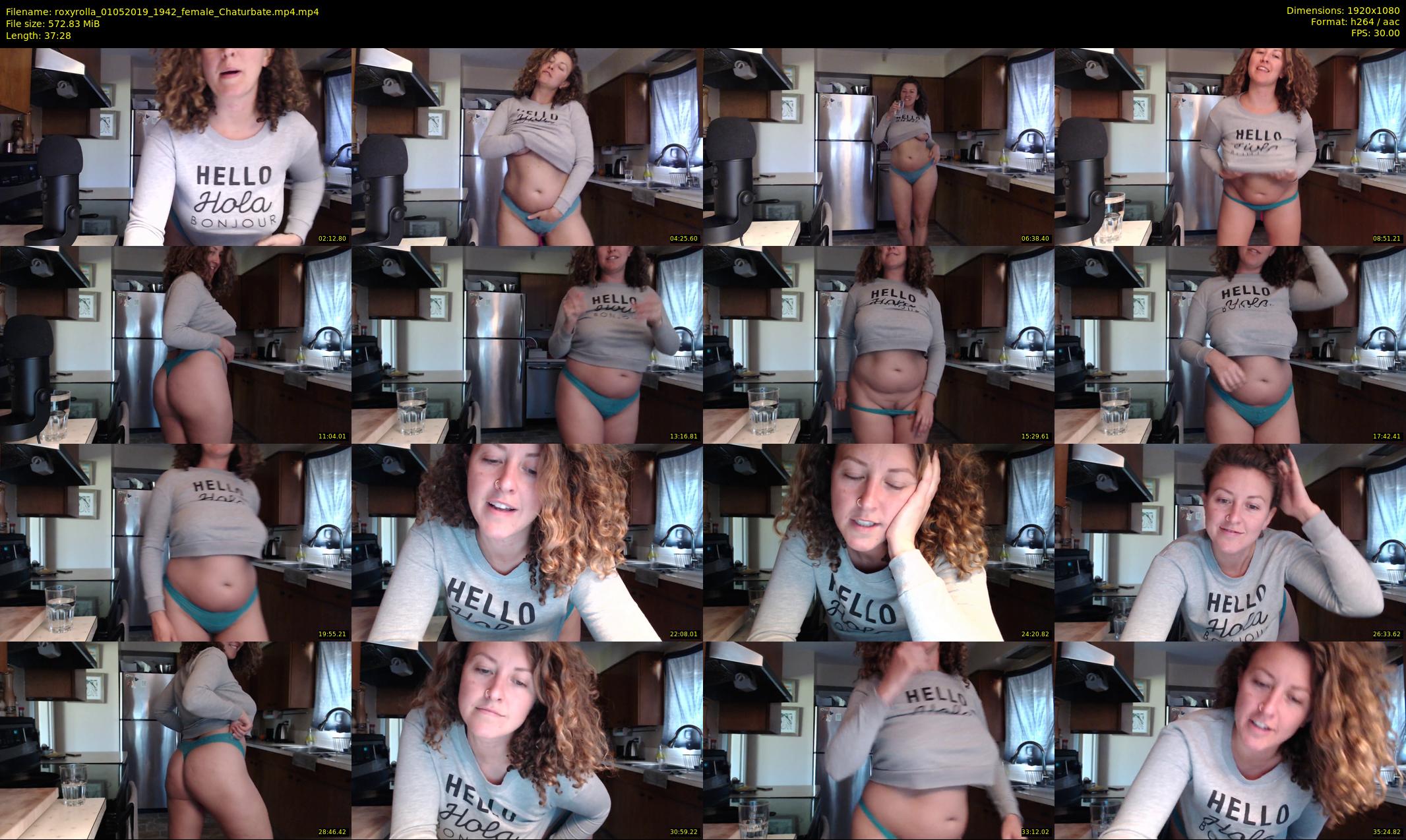 roxyrolla — 38 minute Chaturbate female cam show recording, 1080p, May 1, 2019
