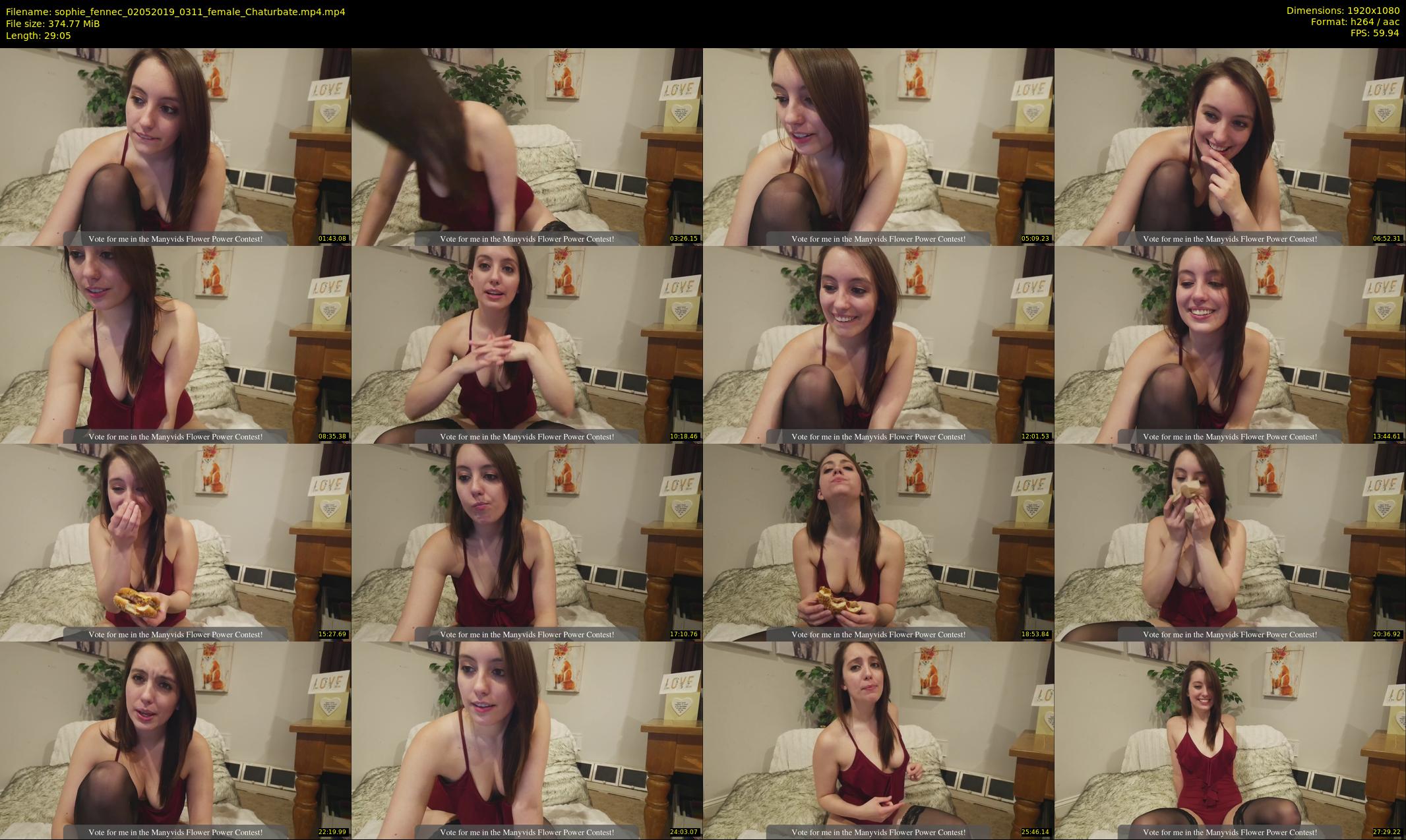 sophie_fennec — 30 minute Chaturbate female cam show recording, 1080p, May 2, 2019
