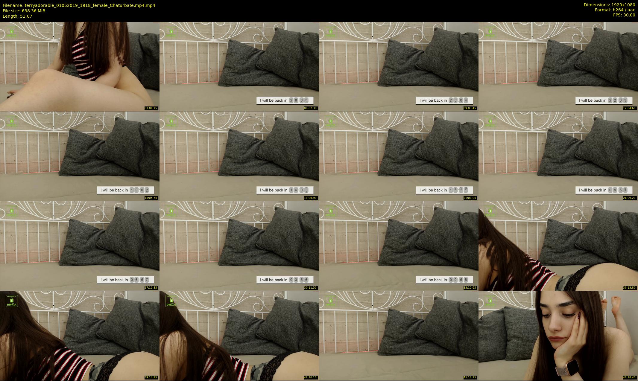 terryadorable — 52 minute Chaturbate female cam show recording, 1080p, May 1, 2019