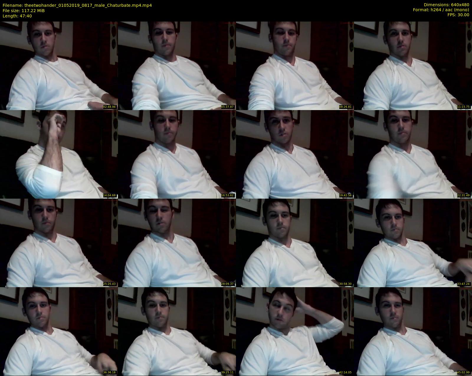 theetwohander — 48 minute Chaturbate male cam show recording, 480p, May 1, 2019