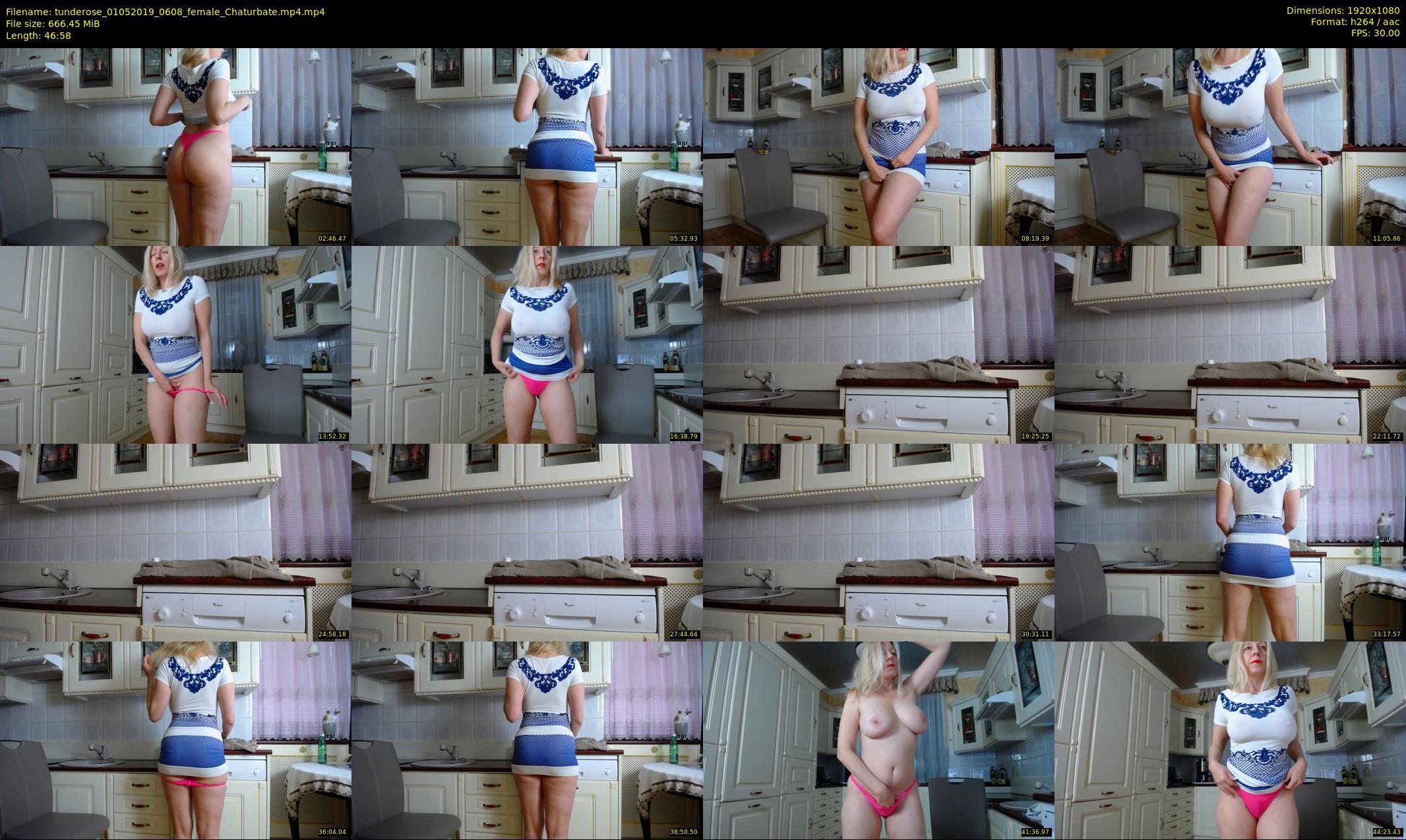 tunderose — 47 minute Chaturbate female cam show recording, 1080p, May 1, 2019